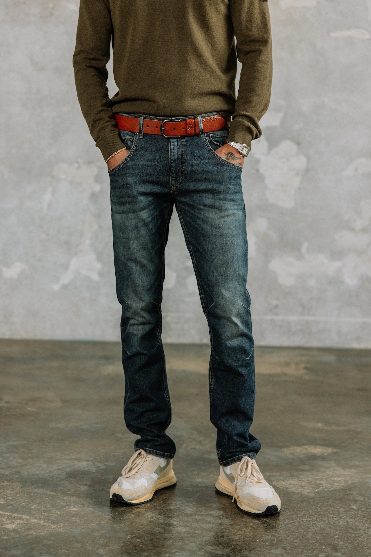 Jeans droit Hombres Eddy salute | Freeman T. Porter