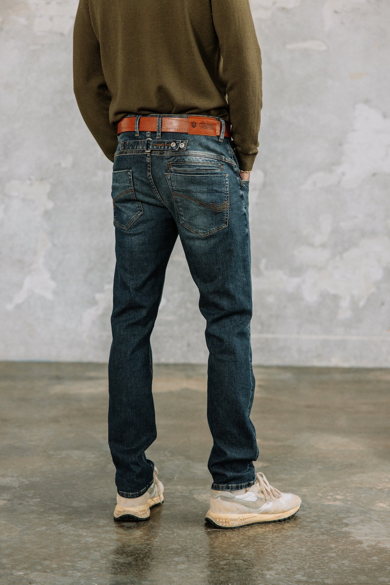Rechte Jeans Mann Eddy salute | Freeman T. Porter