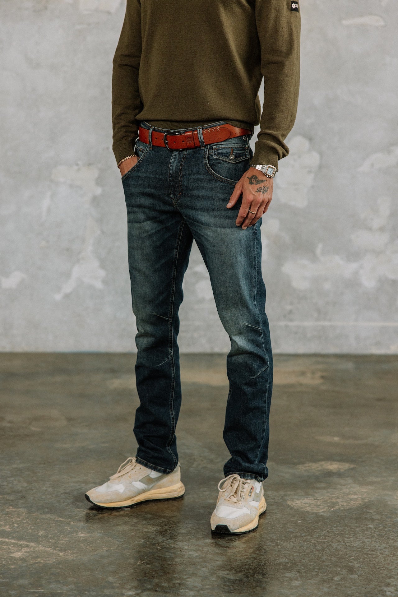 Rechte Jeans Mann Eddy salute | Freeman T. Porter
