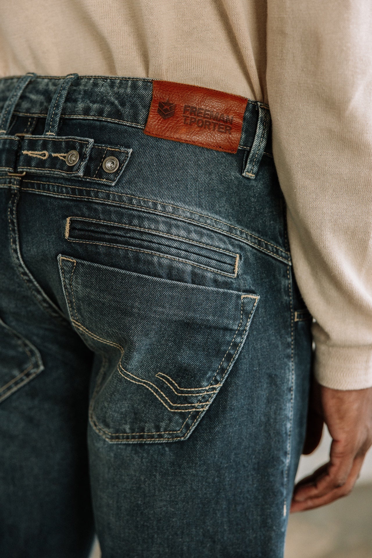 Vaqueros rectos Hombres Eddy befton | Freeman T. Porter
