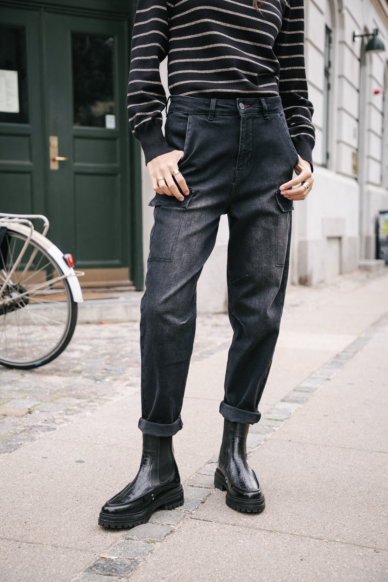 Jeans cargo Femme Olgalina bosilla | Freeman T. Porter