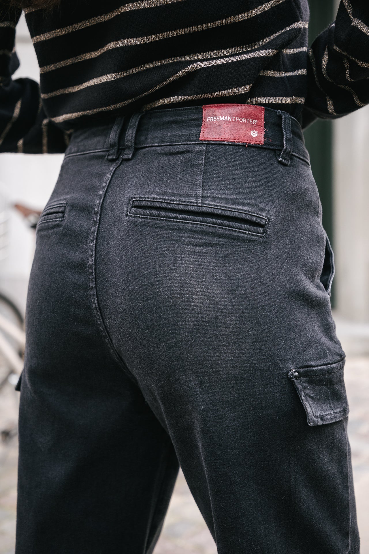 Jeans cargo Femme Olgalina bosilla | Freeman T. Porter