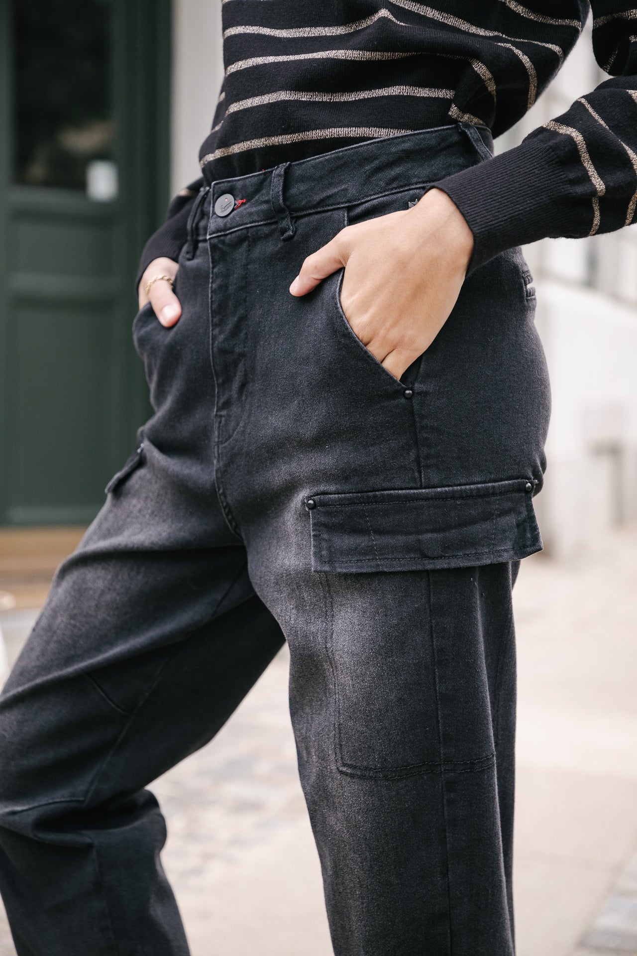 Jeans cargo Femme Olgalina bosilla | Freeman T. Porter