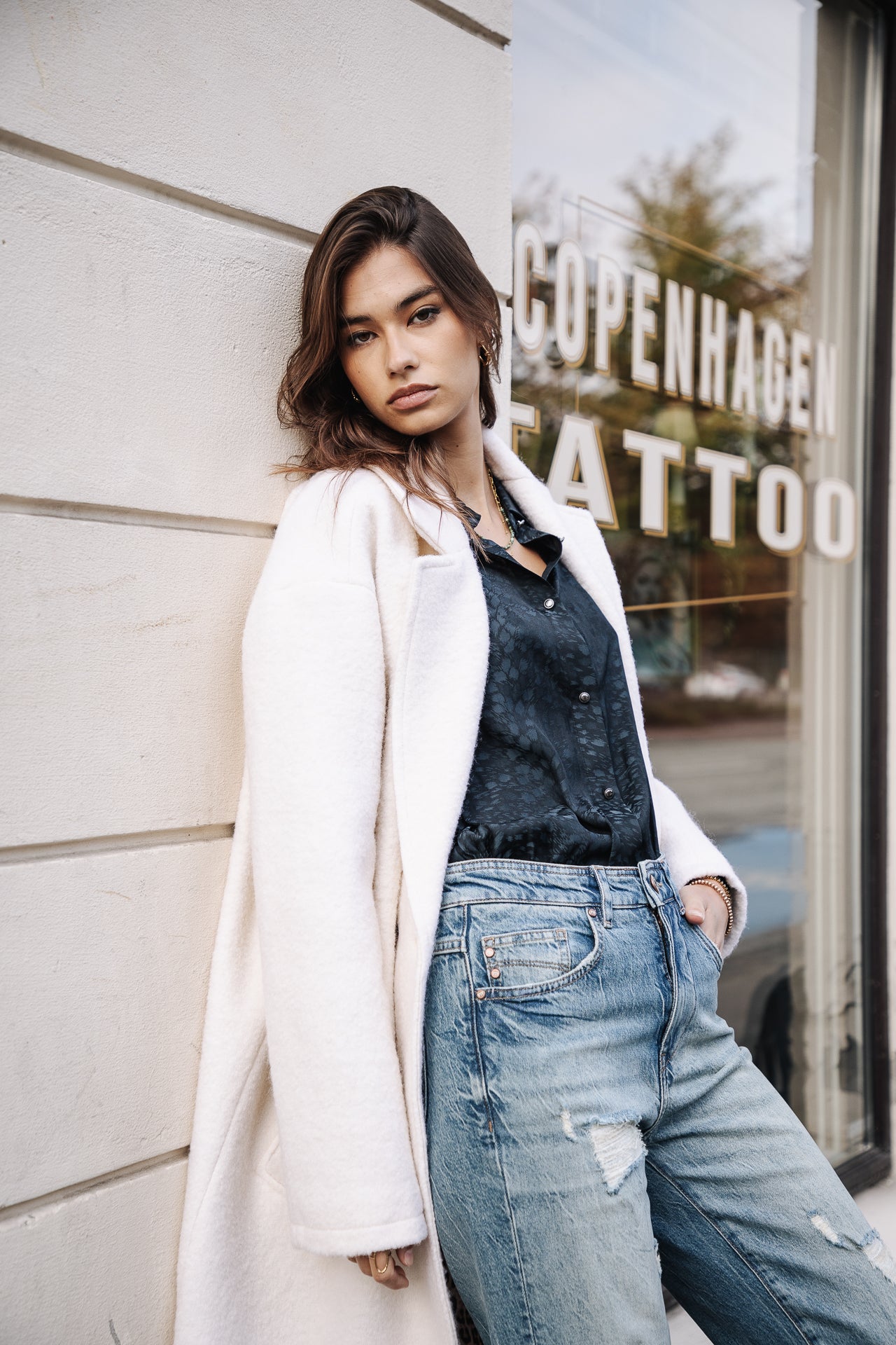 Jeans droit cropped Femme Scarlett bocaina | Freeman T. Porter