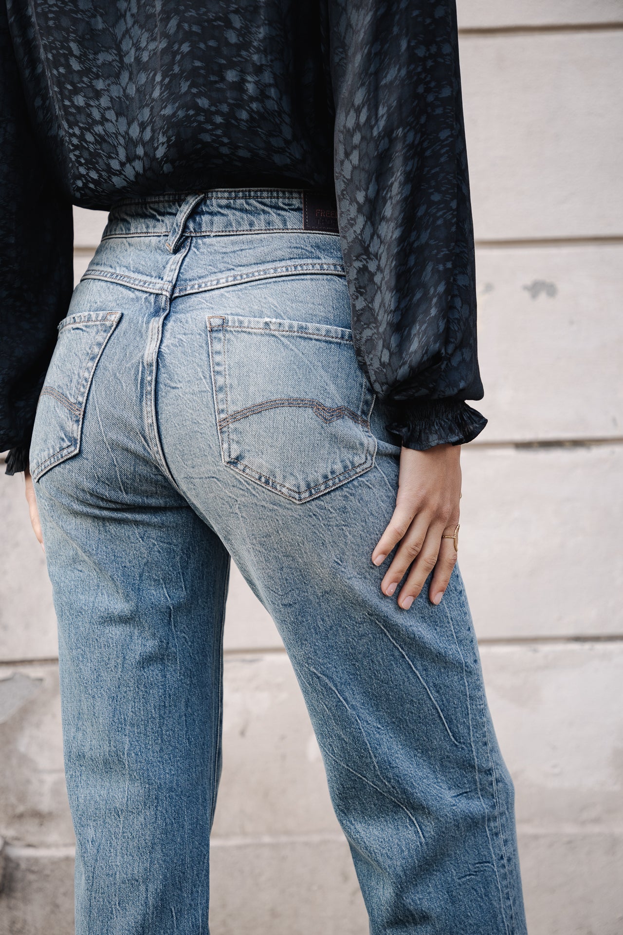 Jeans droit cropped Femme Scarlett bocaina | Freeman T. Porter