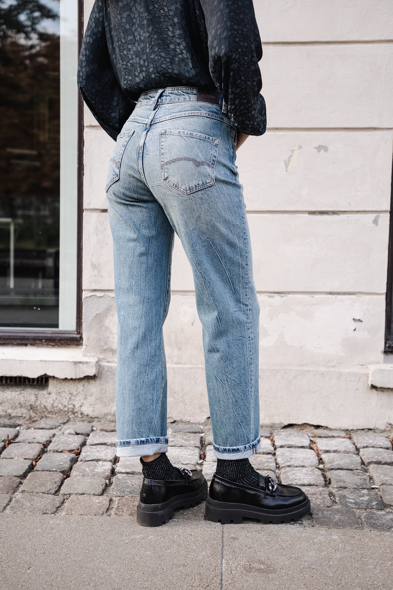 Jeans droit cropped Femme Scarlett bocaina | Freeman T. Porter