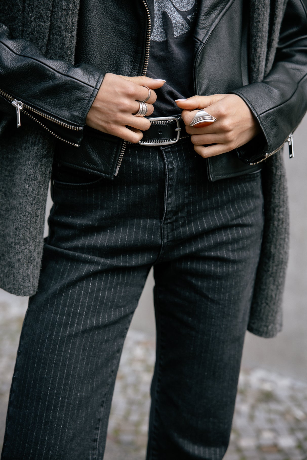 Jeans 7/8 taille haute Frau Scarlett music | Freeman T. Porter