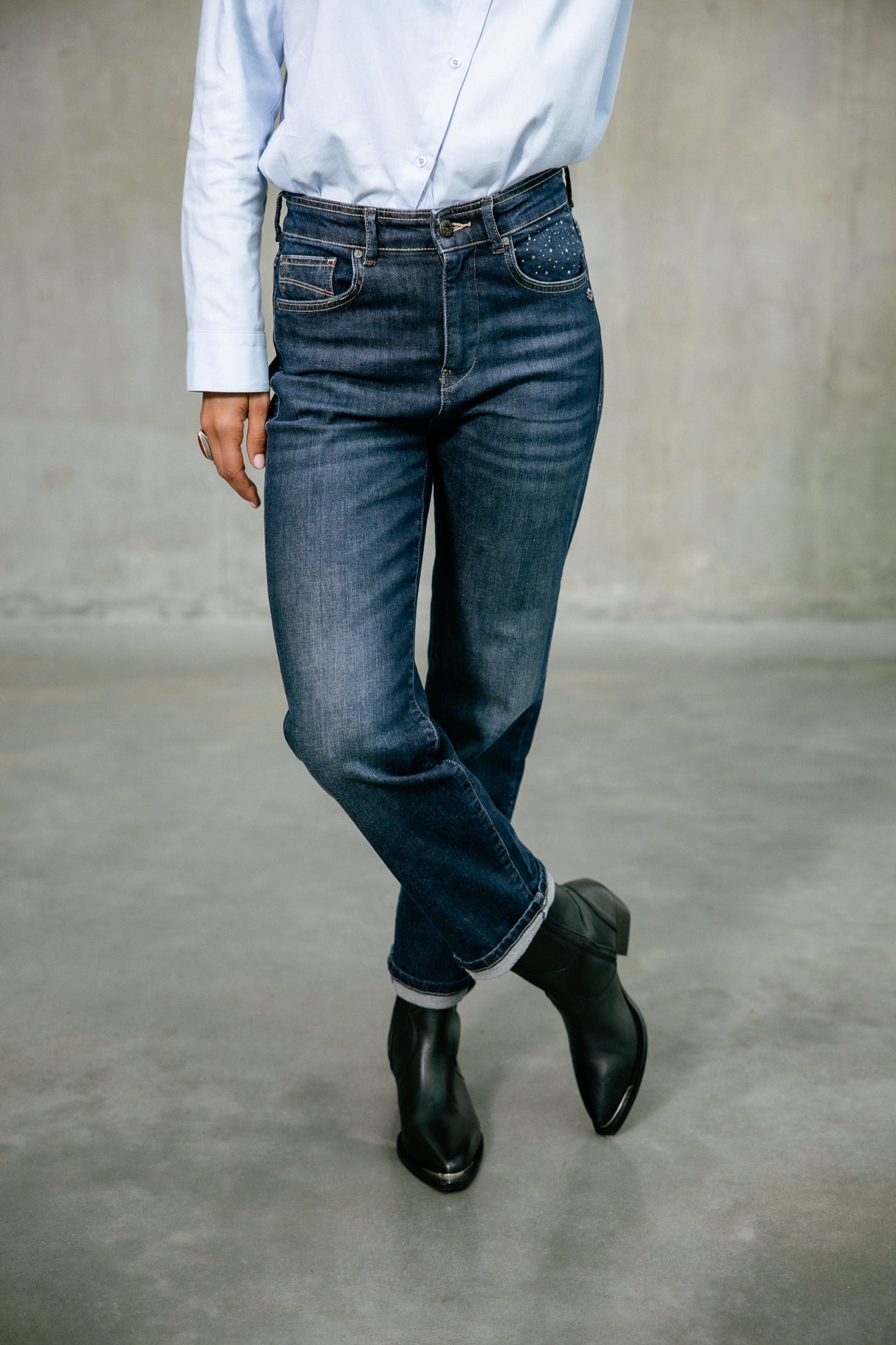Jeans 7/8 taille haute Femme Scarlett santacruz | Freeman T. Porter