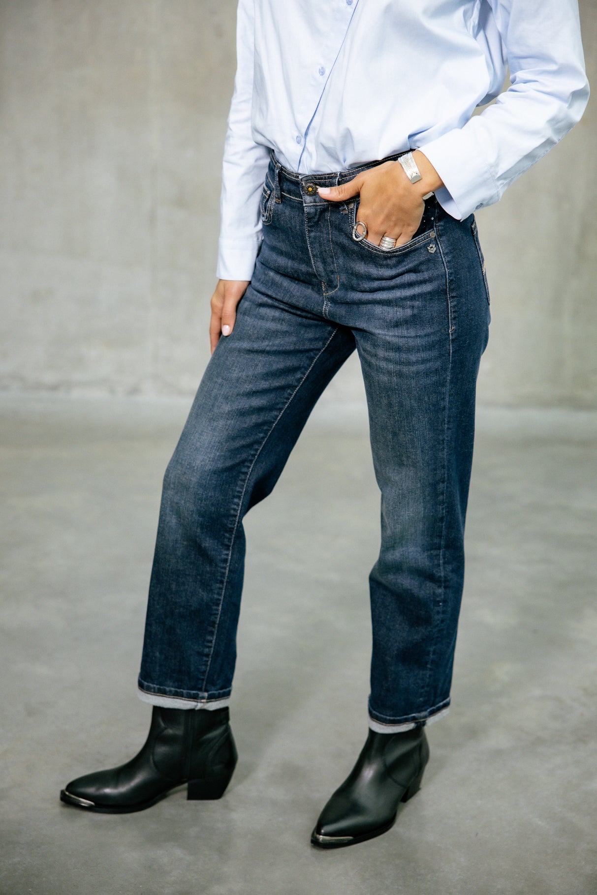 Jeans 7/8 taille haute Femme Scarlett santacruz | Freeman T. Porter