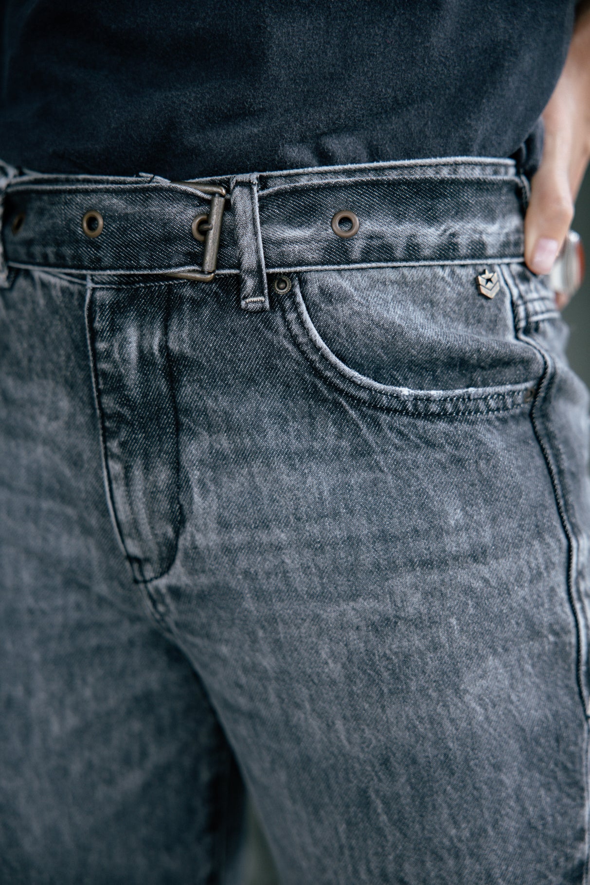 Jeans 7/8 taille haute Femme Scarlett Denim seila | Freeman T. Porter