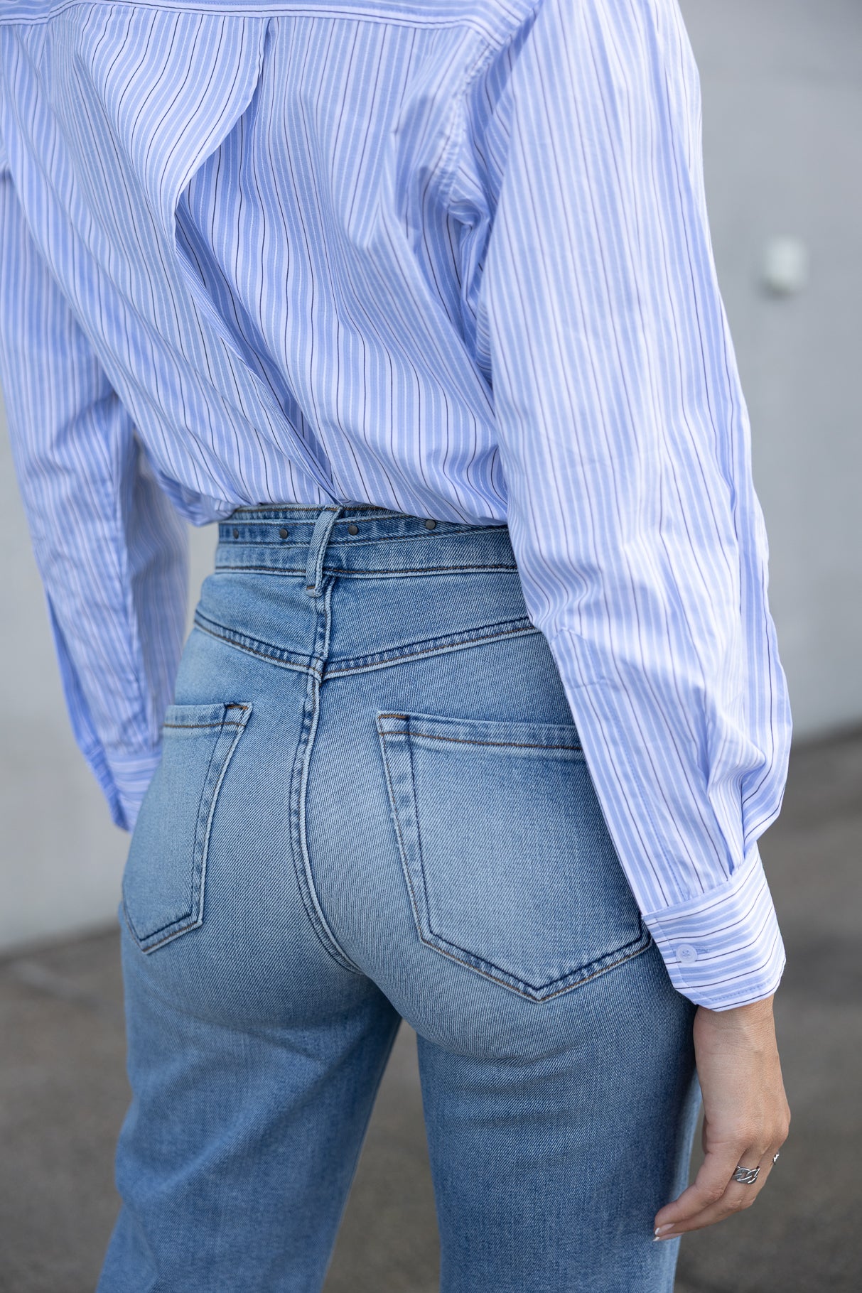 Jeans 7/8 taille haute Frau Scarlett seoul | Freeman T. Porter