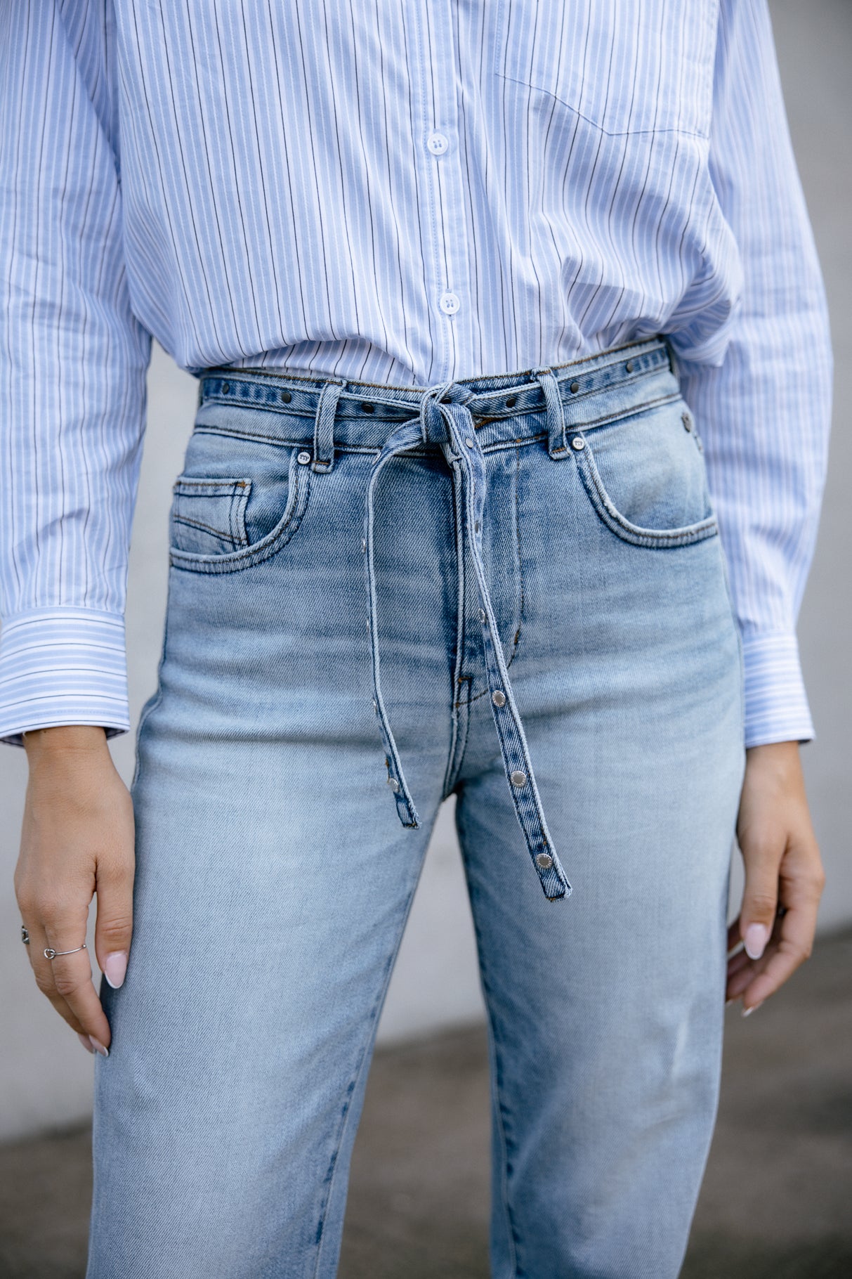 Jeans 7/8 taille haute Femme Scarlett seoul | Freeman T. Porter