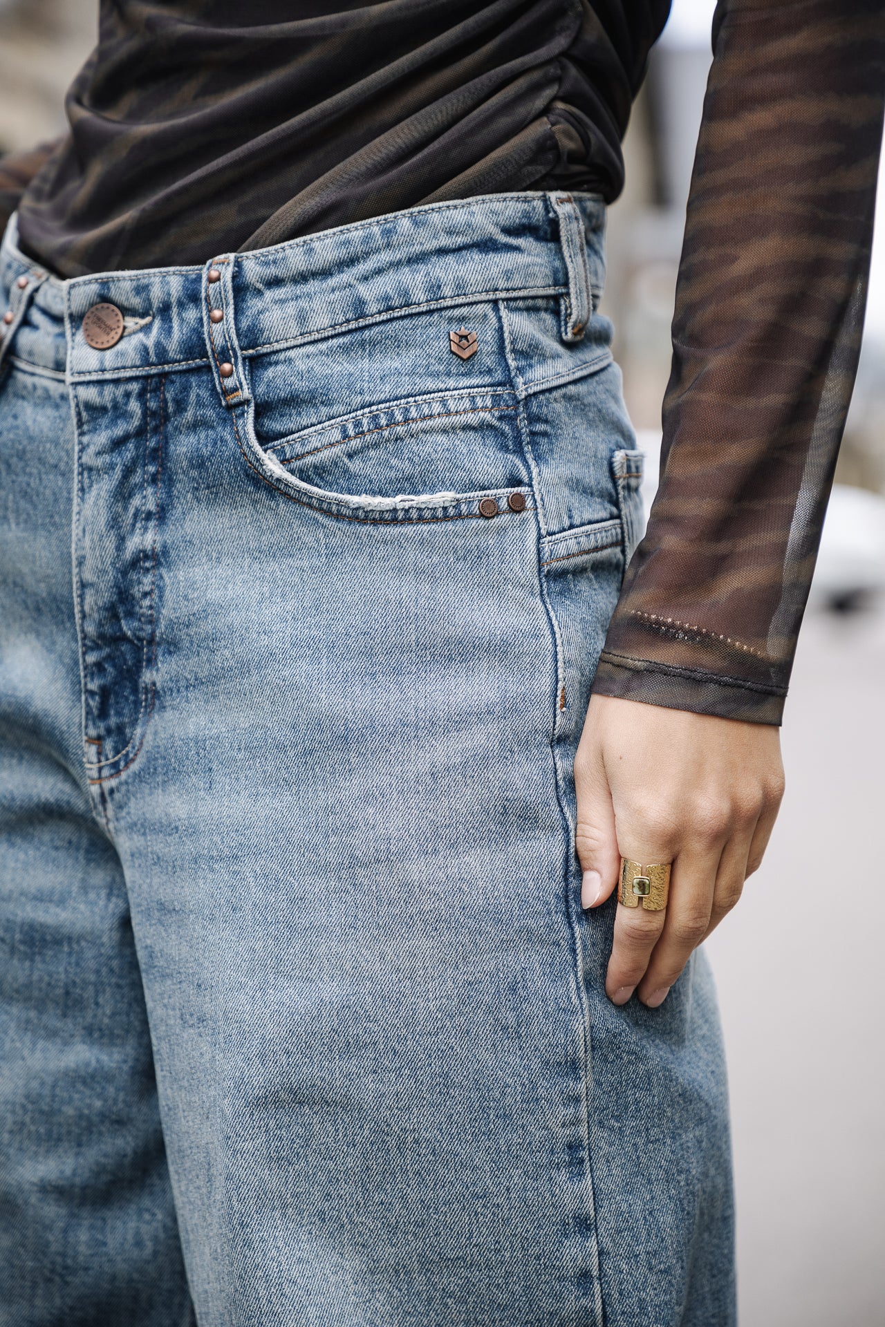 Jeans large Femme Jane furano | Freeman T. Porter