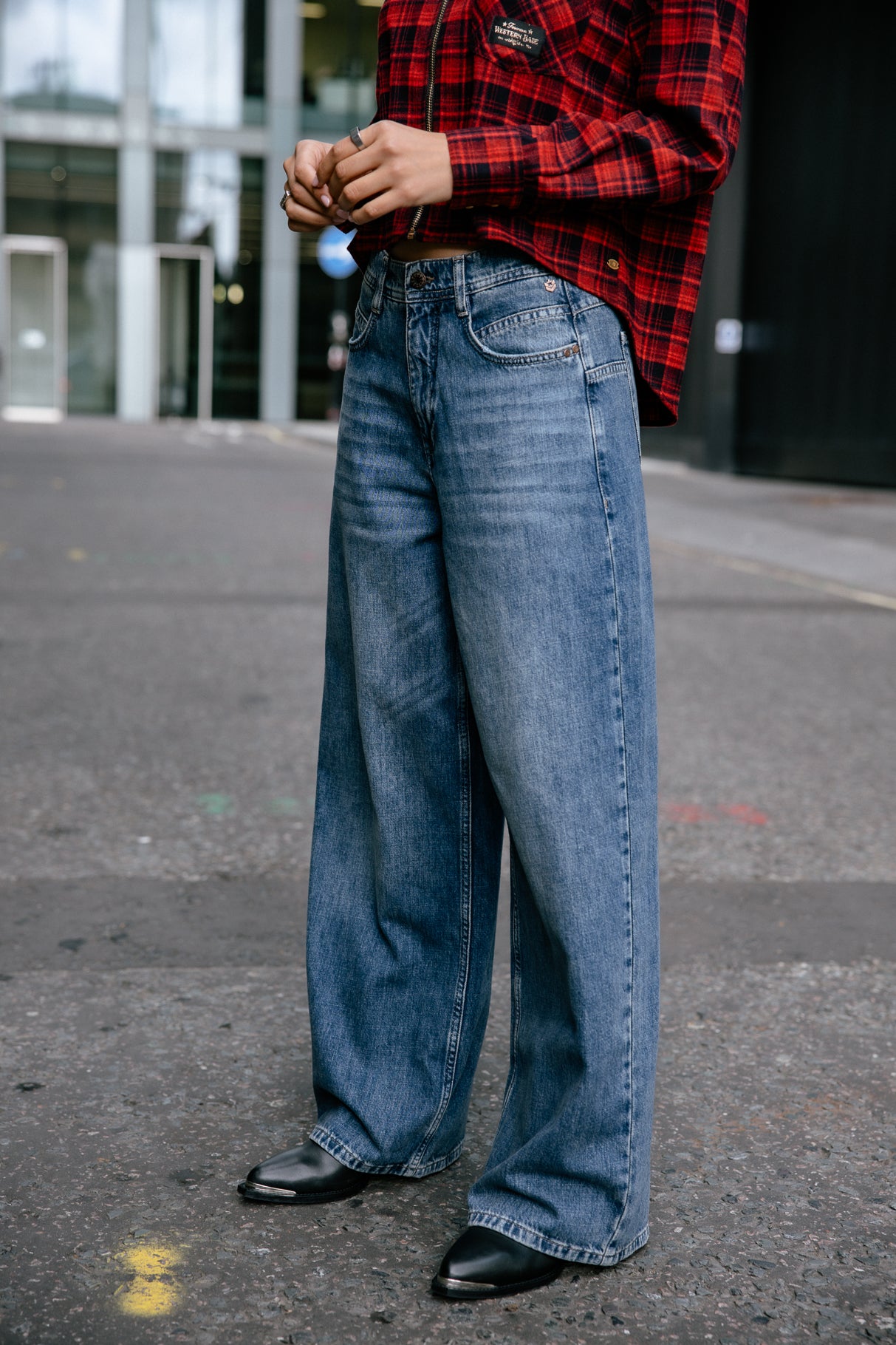 Jeans large Frau Jane Denim barsen | Freeman T. Porter