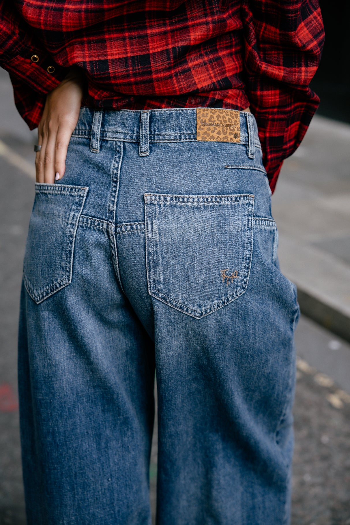 Jeans large Frau Jane Denim barsen | Freeman T. Porter