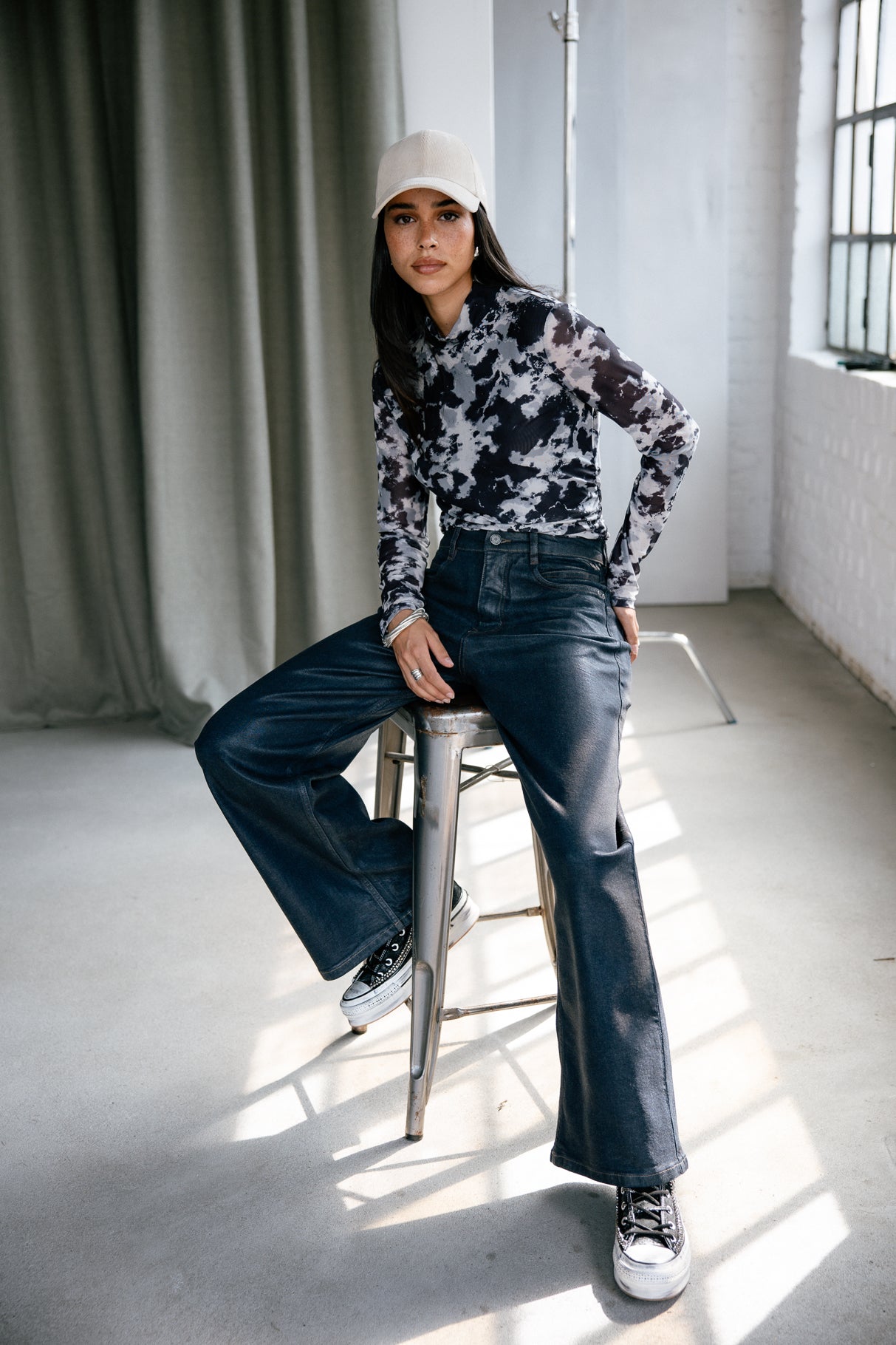 Jeans large Frau Jane best coating | Freeman T. Porter