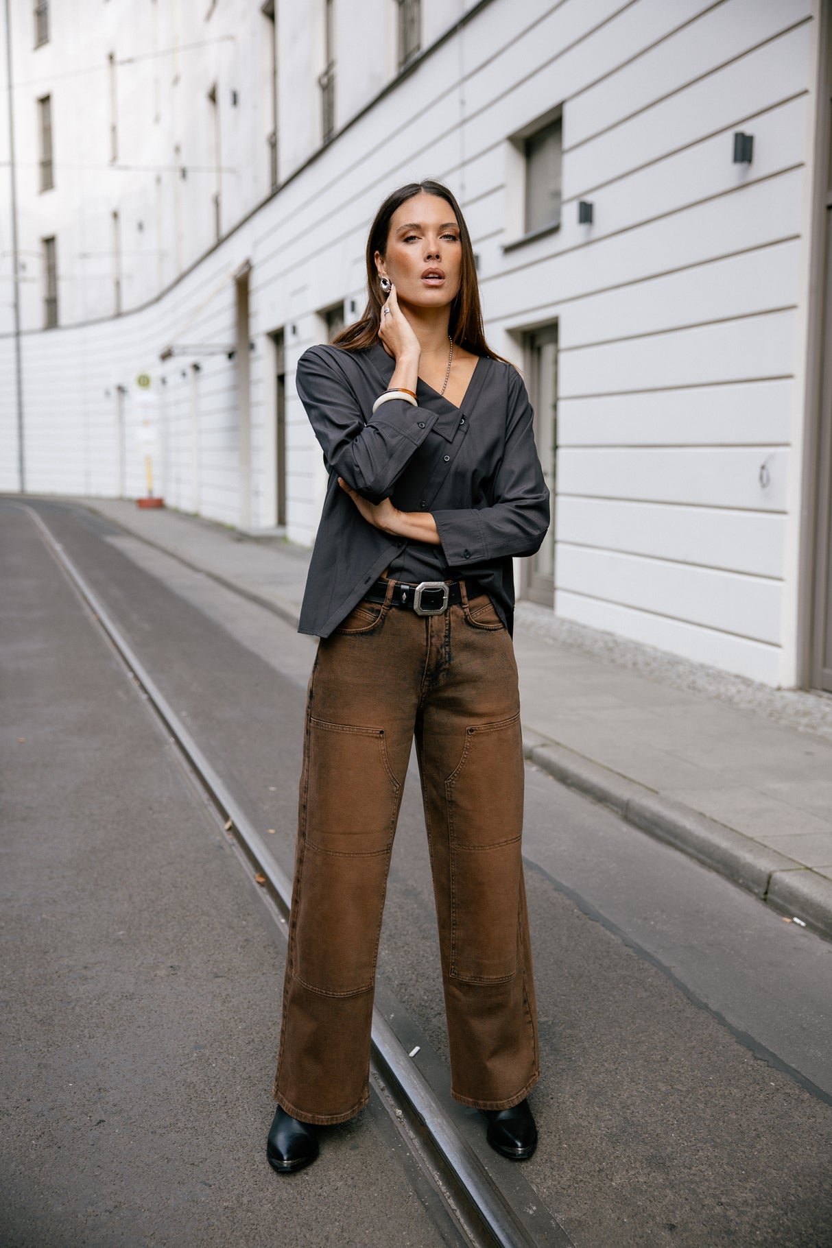 Jeans large Femme Jane belgrad | Freeman T. Porter