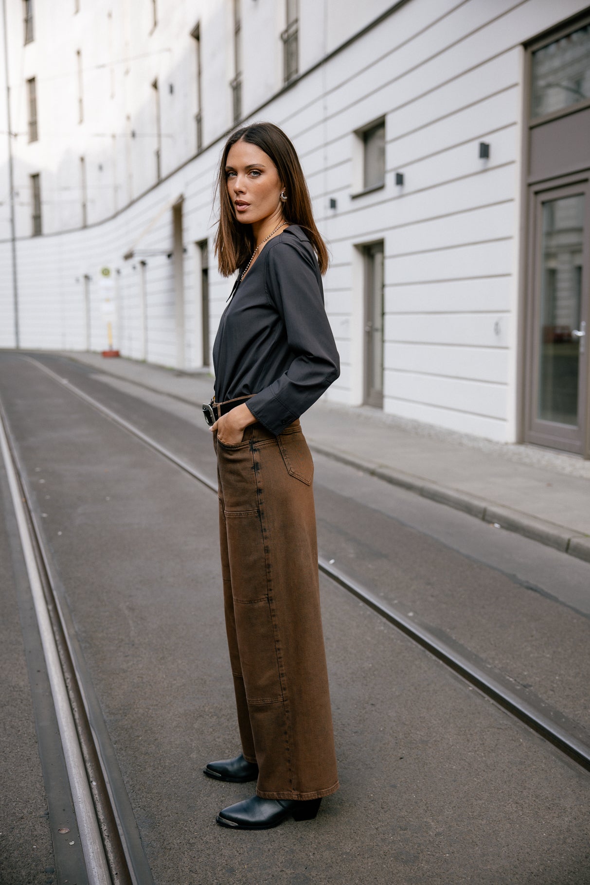Jeans large Femme Jane belgrad | Freeman T. Porter