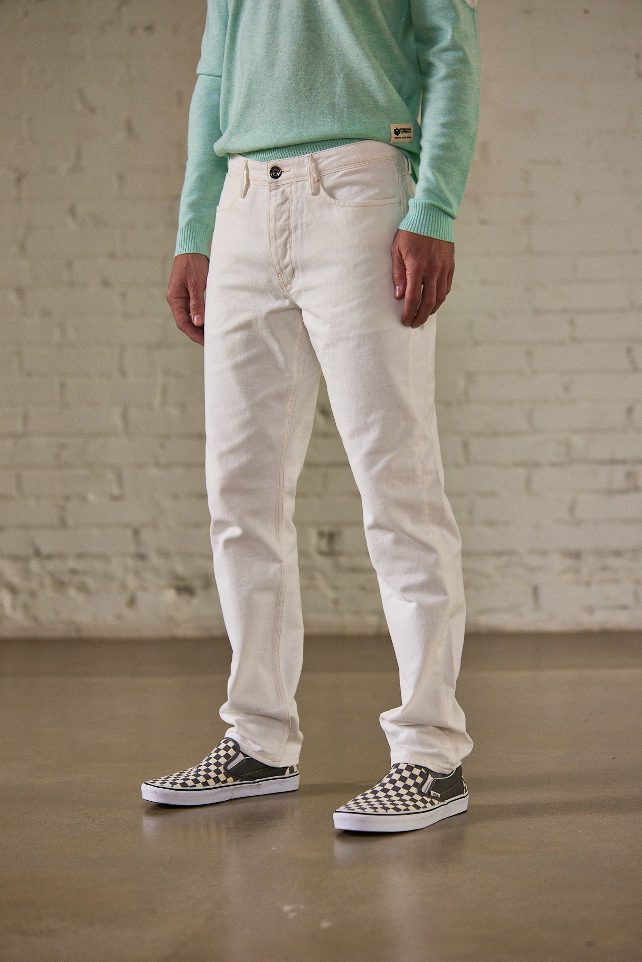 Jeans droit Homme Neo off white | Freeman T. Porter