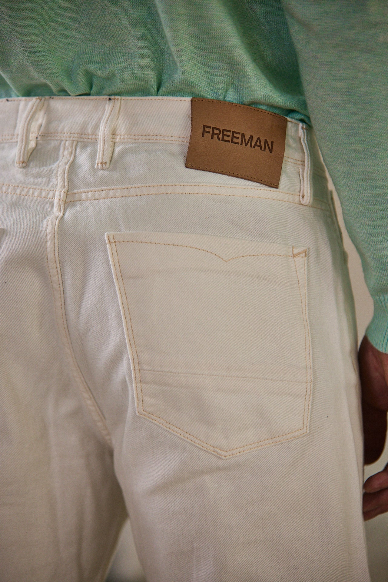 Jeans droit Homme Neo off white | Freeman T. Porter