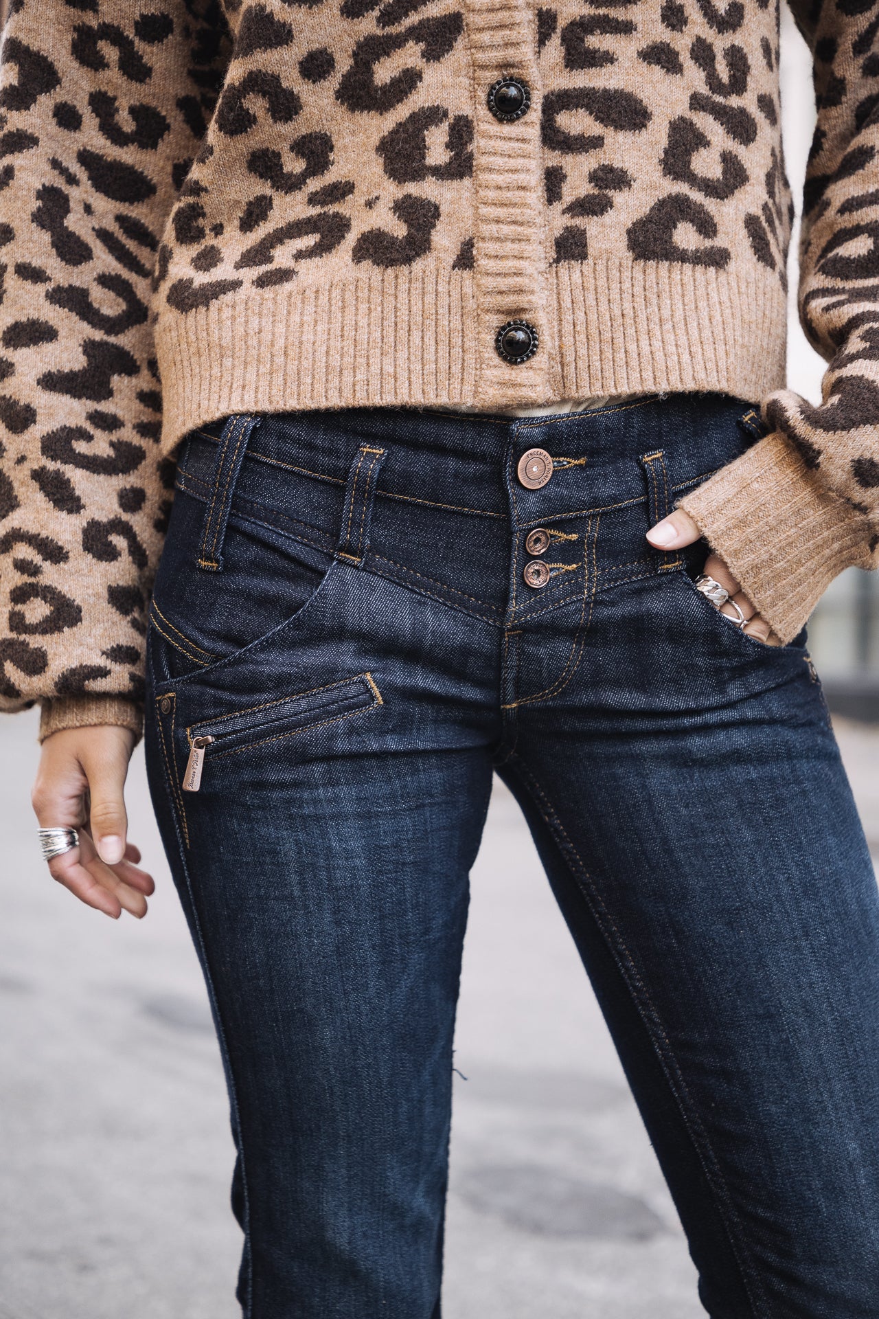 Jeans droit Unisex Amelie eclipse | Freeman T. Porter