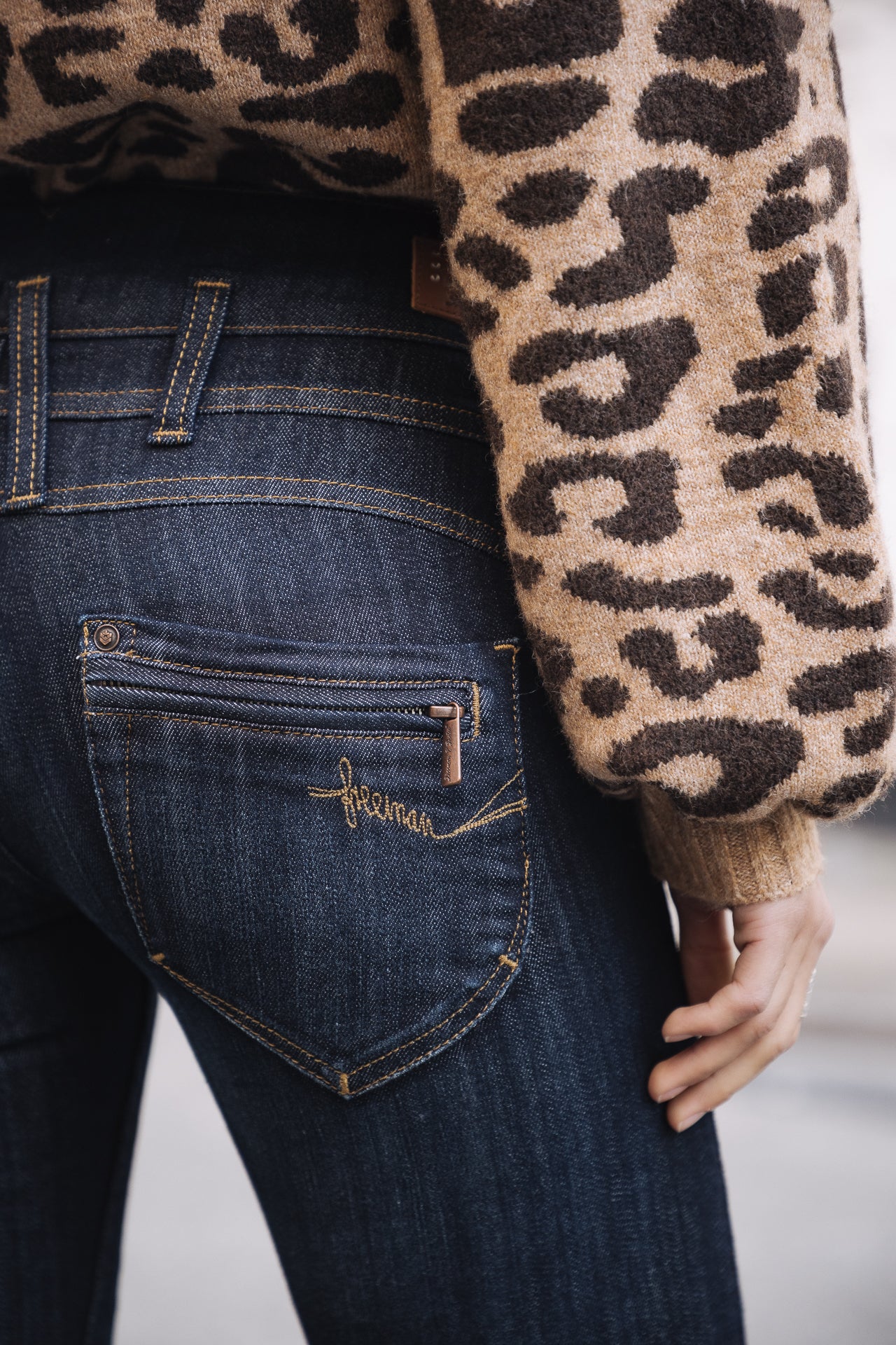 Jeans droit Unisex Amelie eclipse | Freeman T. Porter