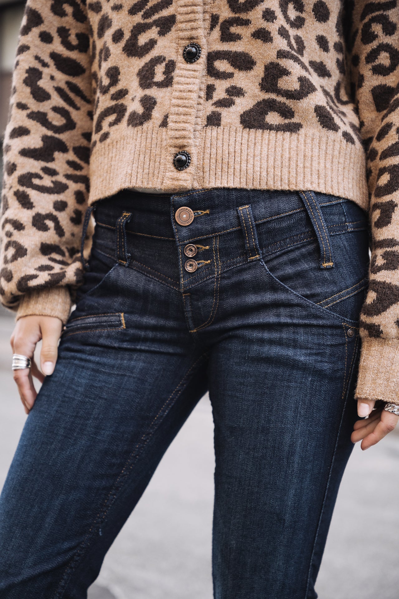 Jeans droit Unisex Amelie eclipse | Freeman T. Porter
