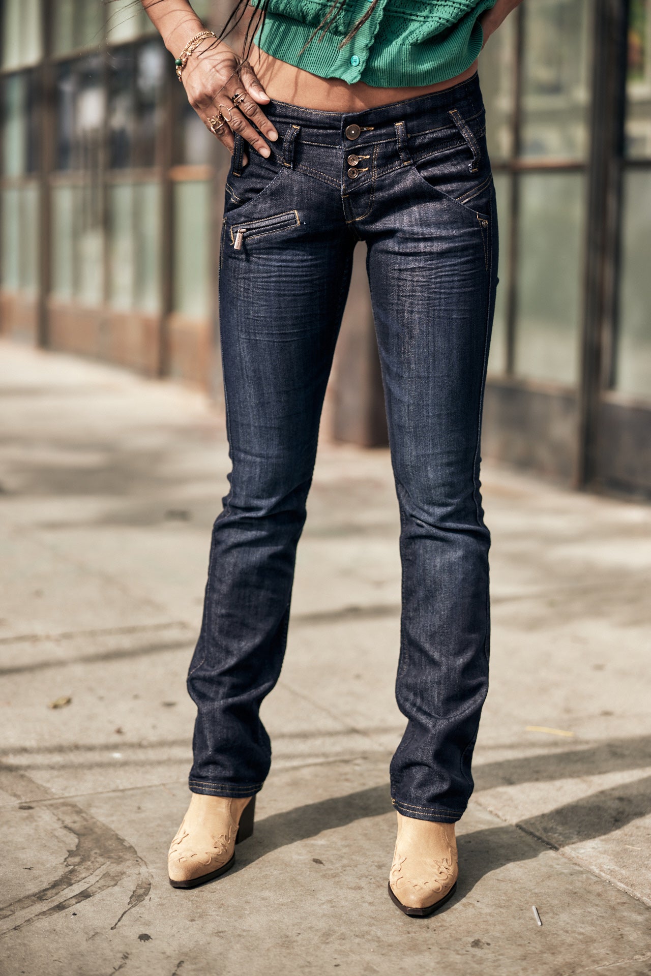 Jeans droit Unisex Amelie eclipse | Freeman T. Porter