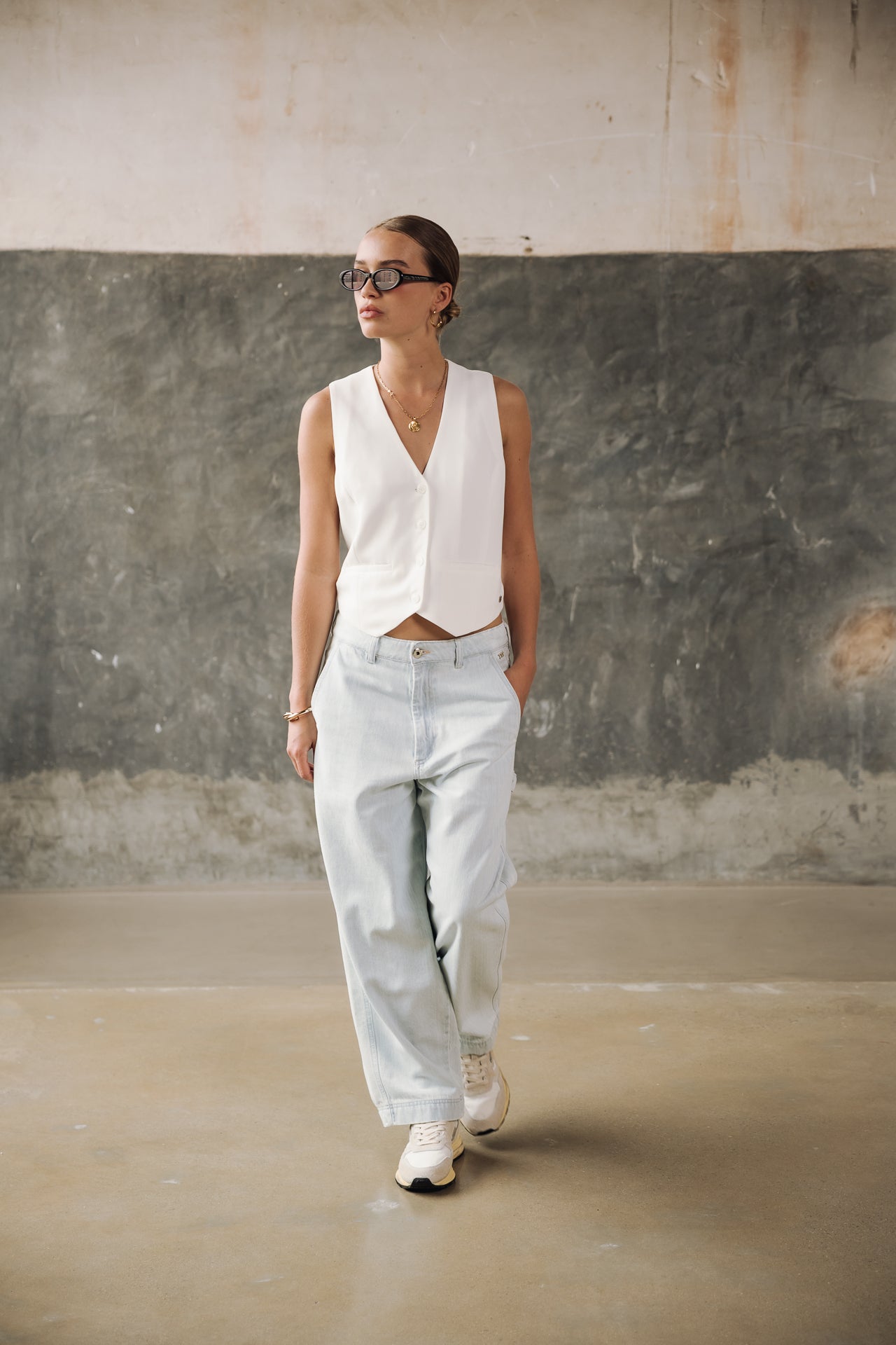 Vaqueros pierna globo Mujer Brooke Denim scala | Freeman T. Porter