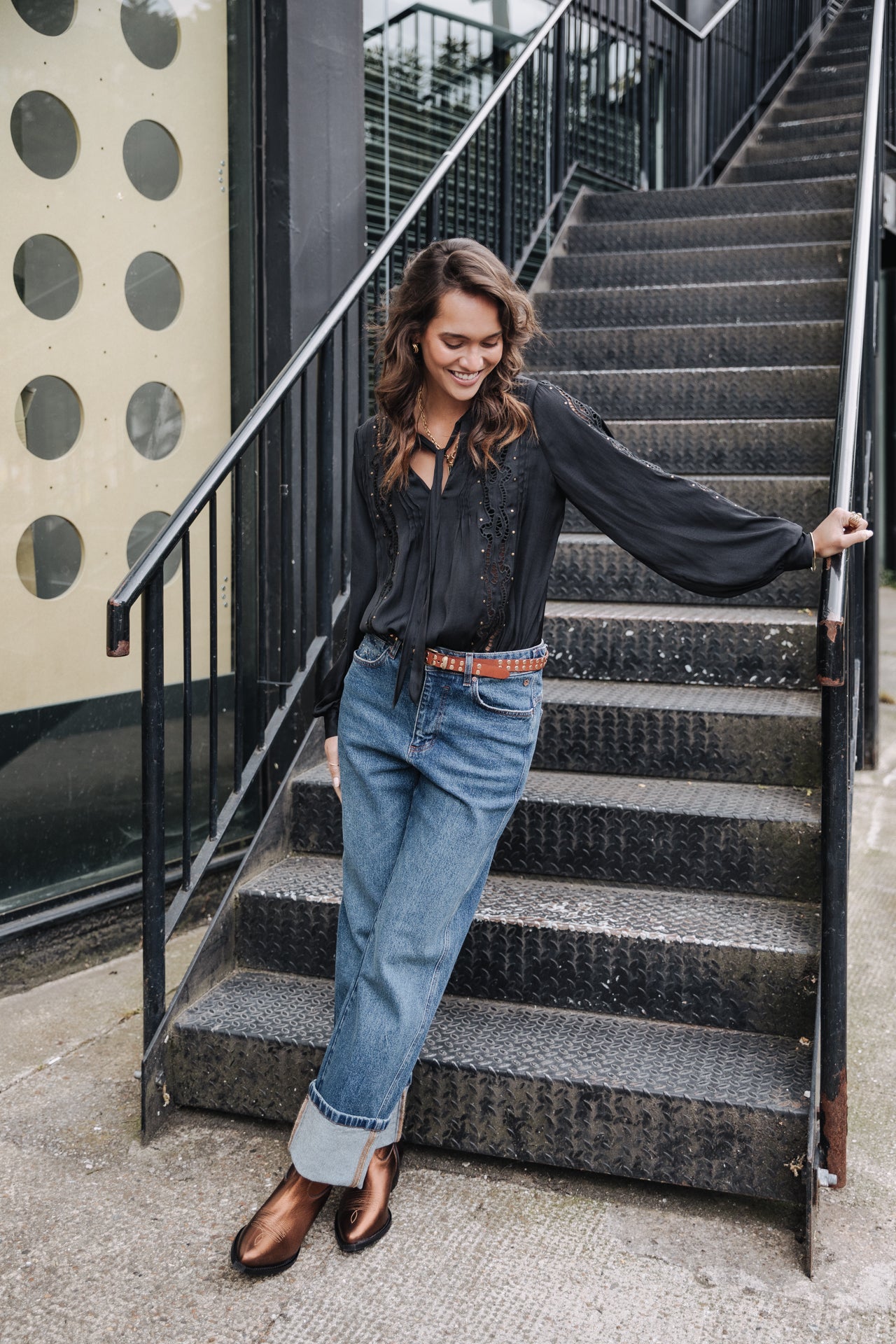 Jeans baggy Femme Abby marvey | Freeman T. Porter