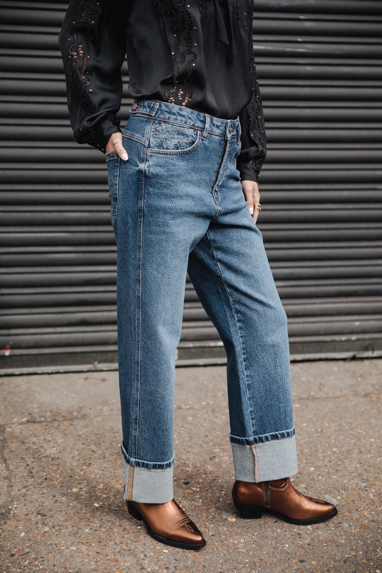 Jeans baggy Femme Abby marvey | Freeman T. Porter