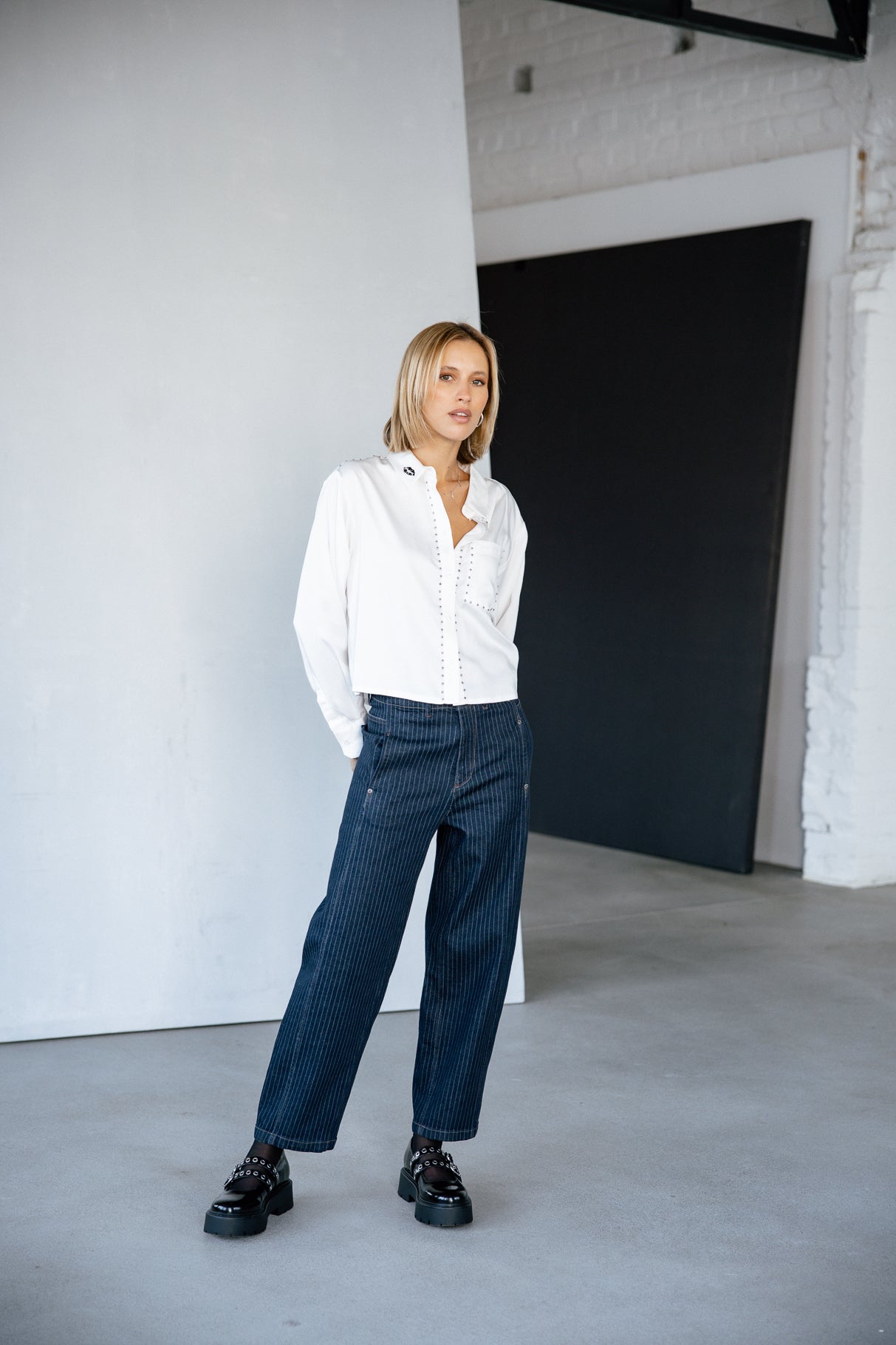 Jeans jambes ballons Femme Rosalia best laser | Freeman T. Porter