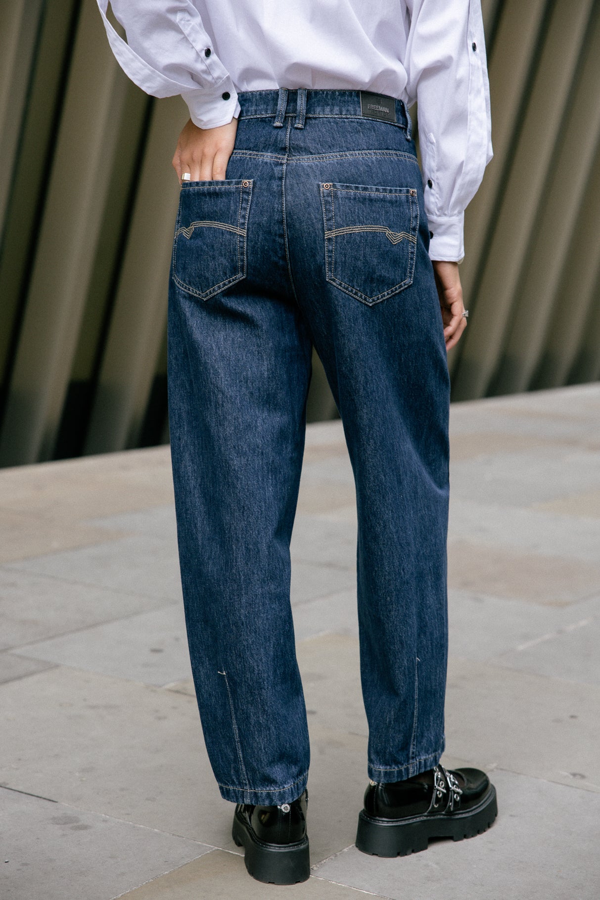 Jeans jambes ballons Woman Rosalia Denim wonder | Freeman T. Porter