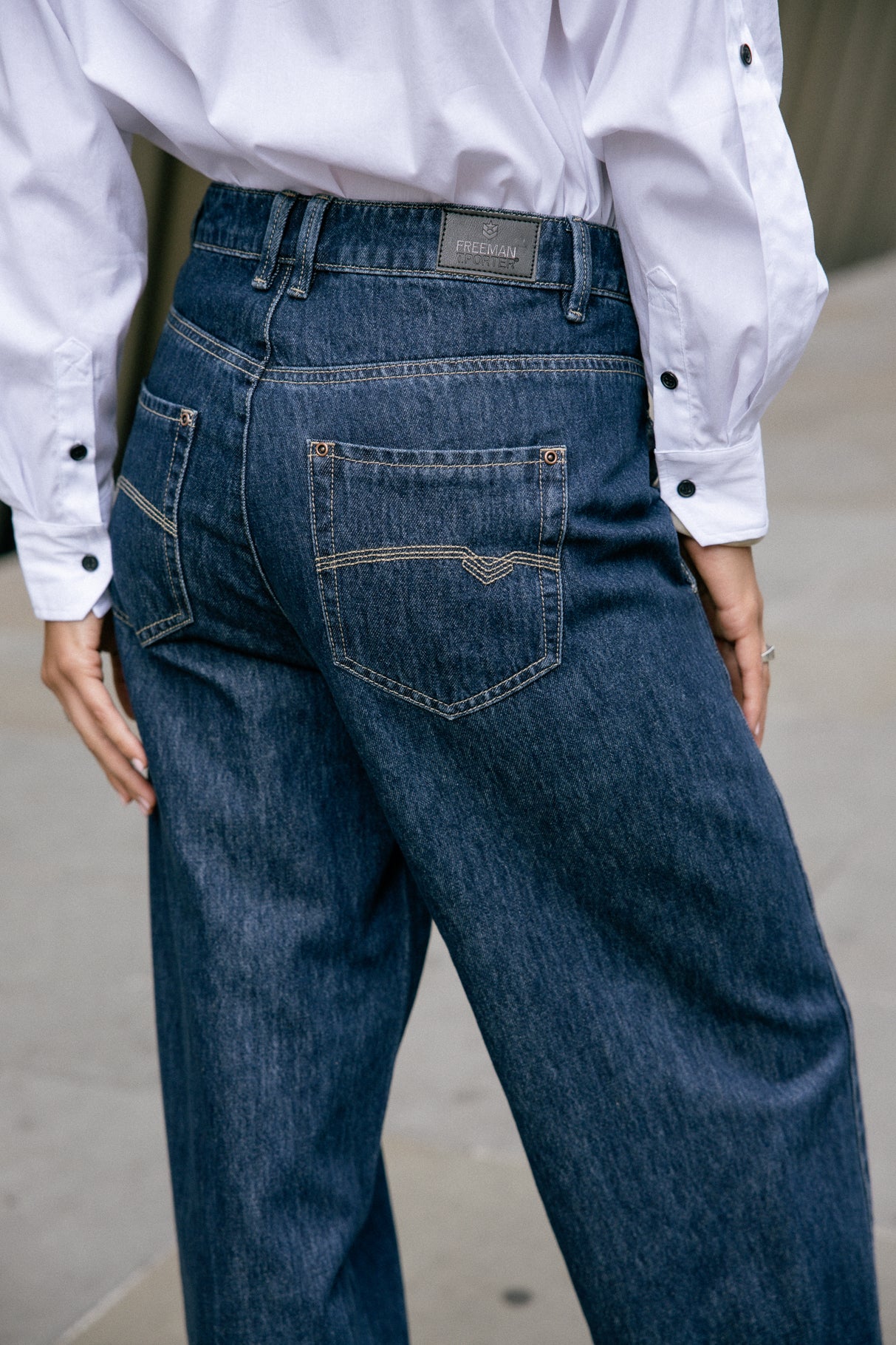 Jeans jambes ballons Frau Rosalia Denim wonder | Freeman T. Porter
