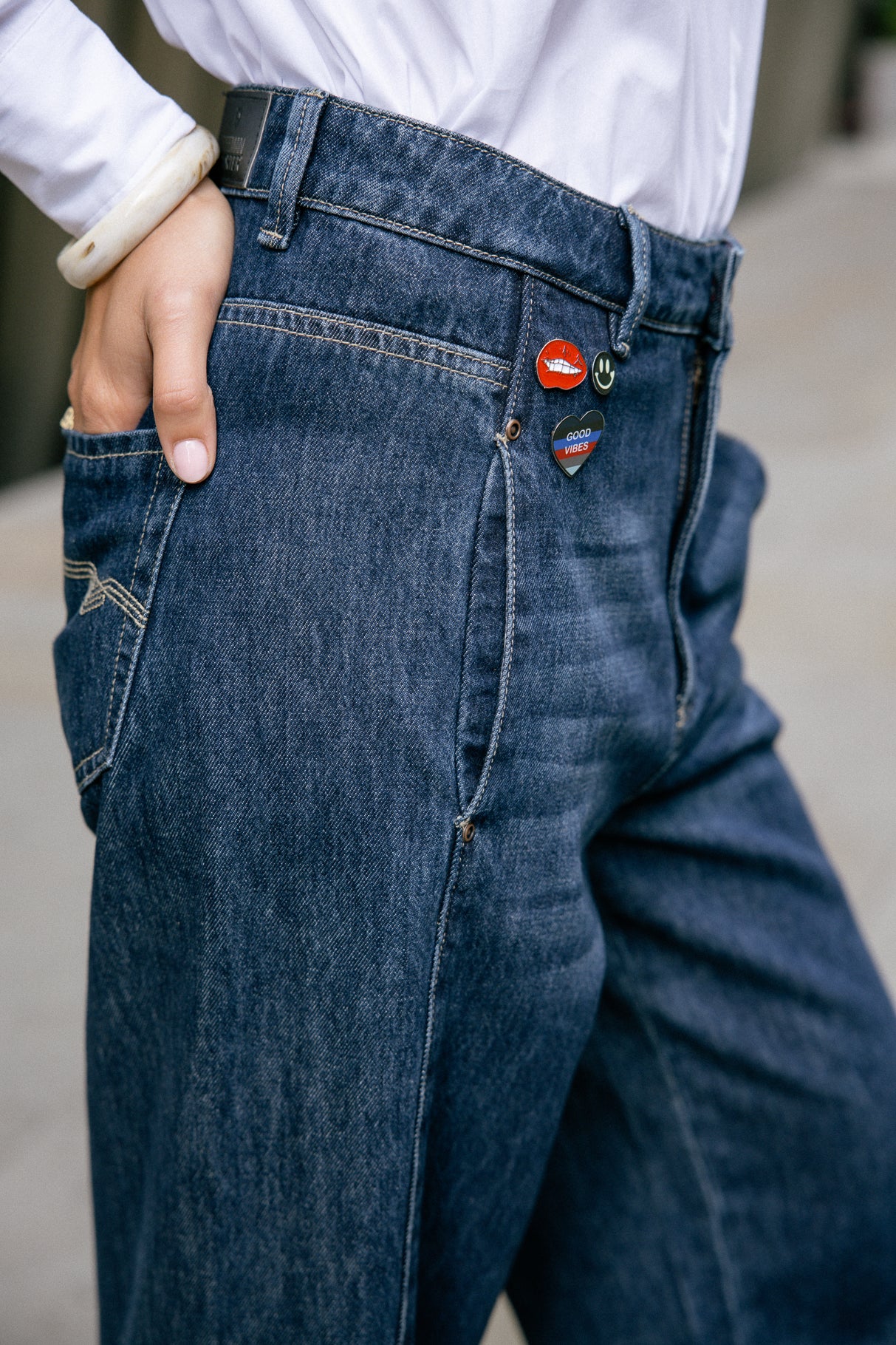 Jeans jambes ballons Frau Rosalia Denim wonder | Freeman T. Porter