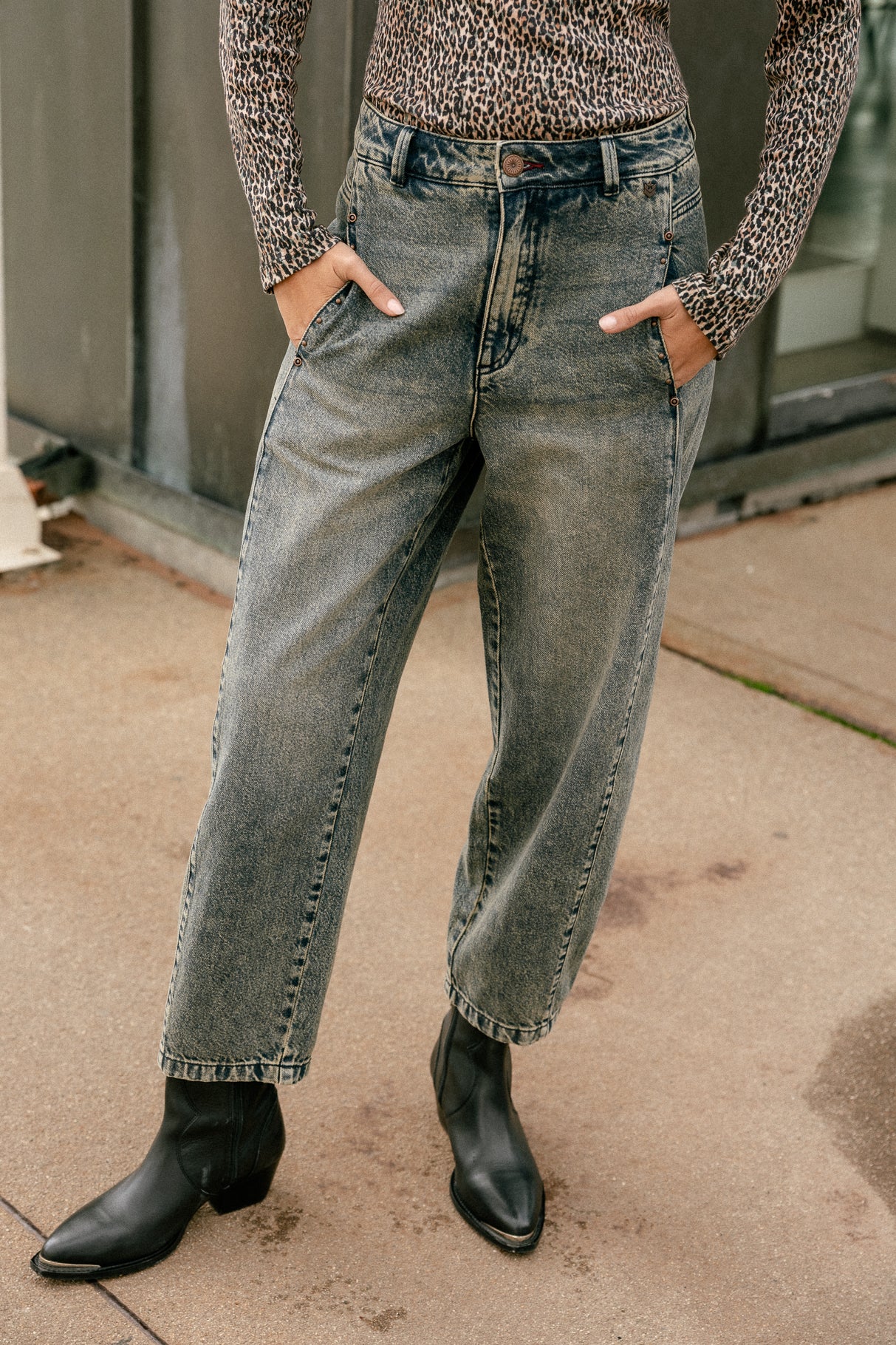 Jeans Legs Globos Mujer Rosalia Denim western | Freeman T. Porter