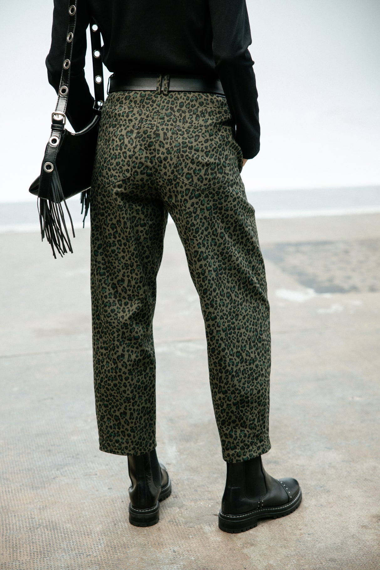 Pantalon jambes ballons Mujer Rosalia Fawn original | Freeman T. Porter