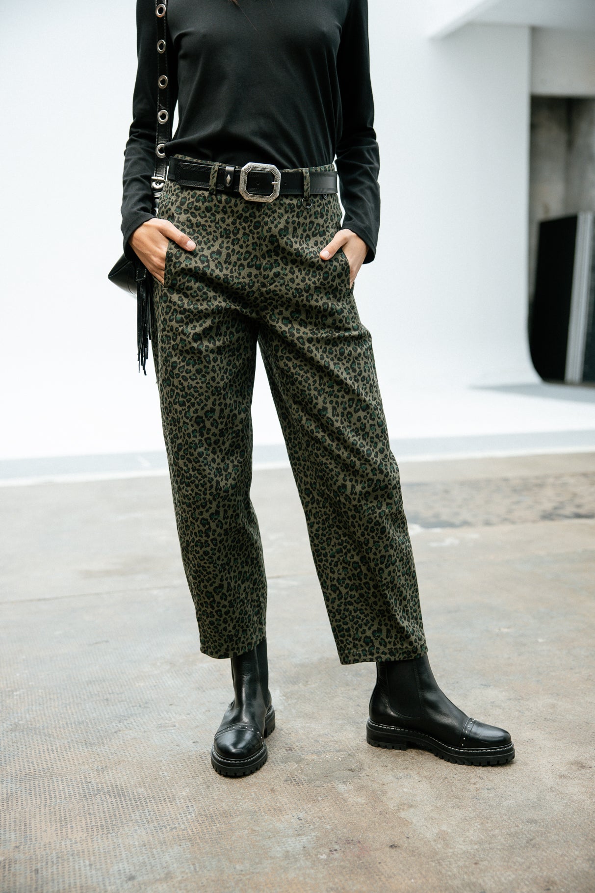 Pantalon jambes ballons Mujer Rosalia Fawn original | Freeman T. Porter