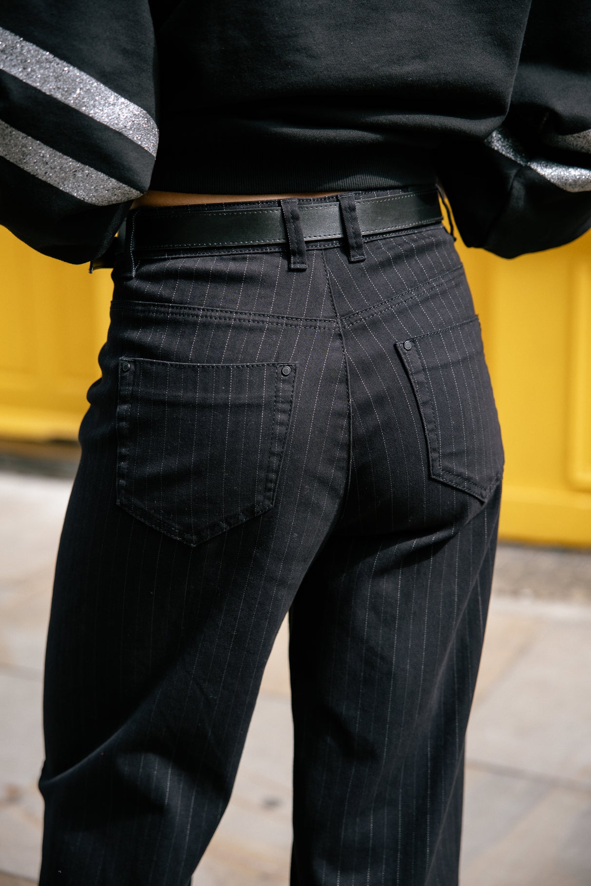 Pantalon jambes ballons Femme Rosalia Kult black | Freeman T. Porter
