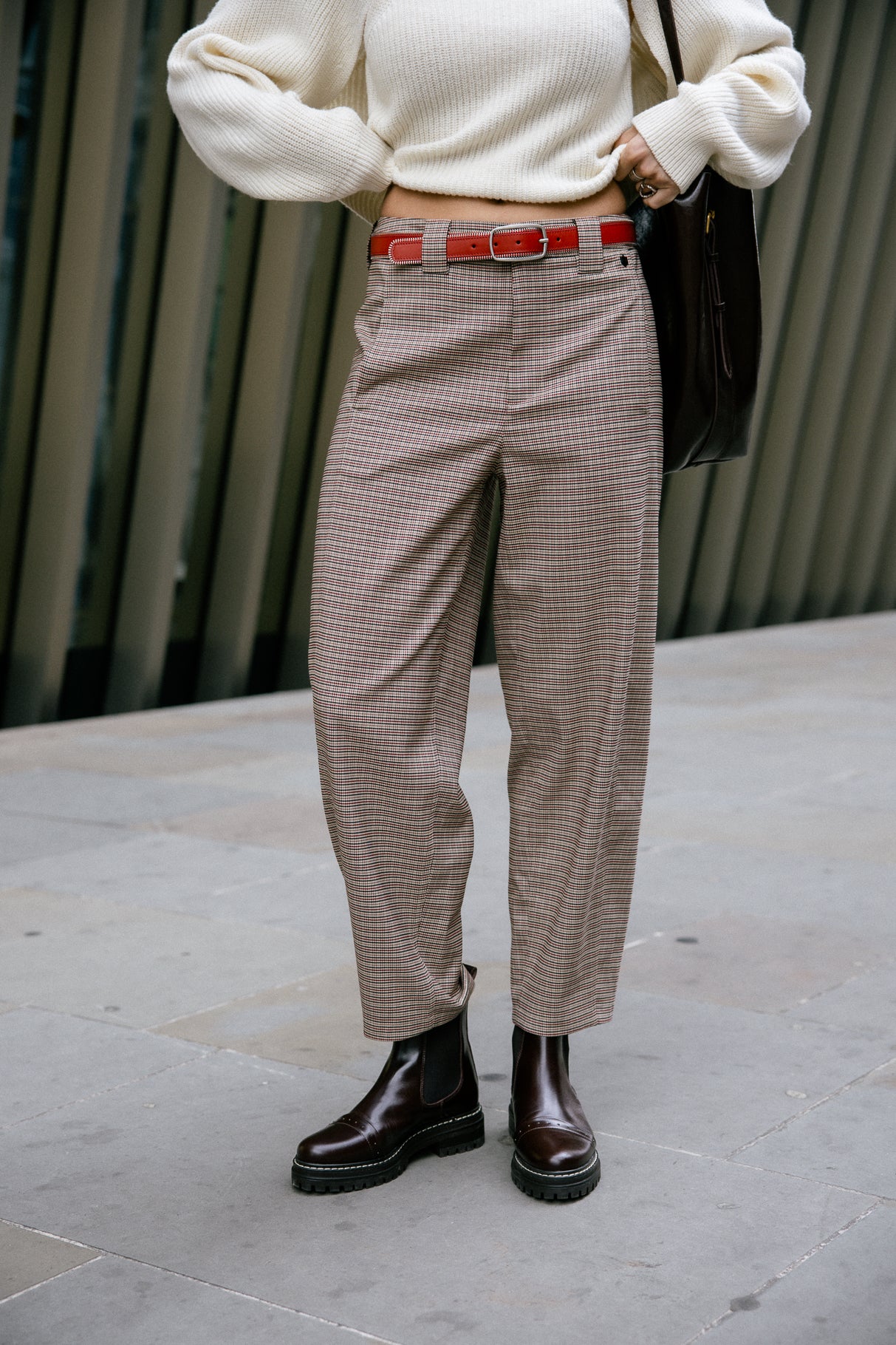 Pantalon jambes ballons Rosalia Mix, original Freeman Porter