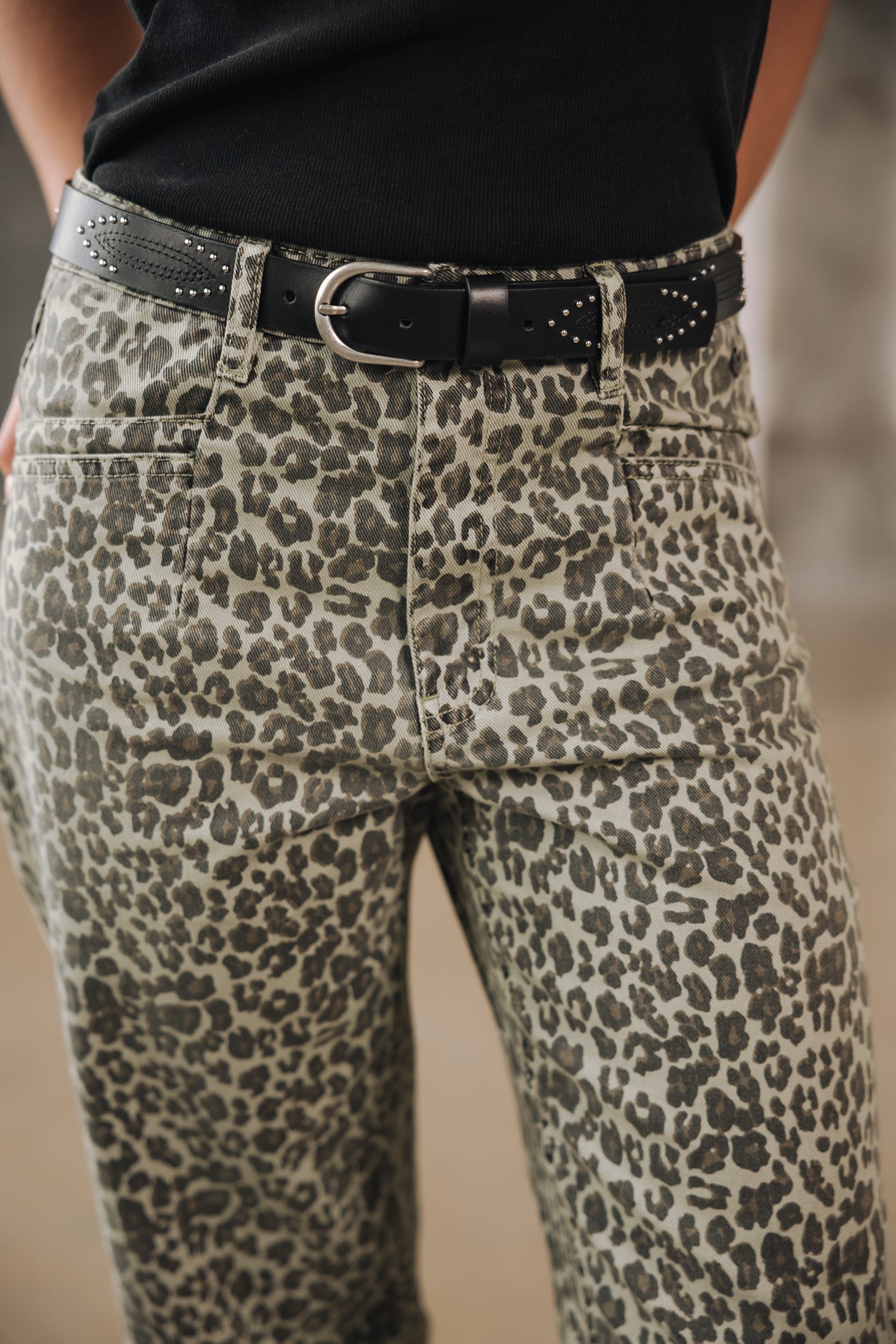 Boyfriend pants Woman Selly Jilin RTD desert sage | Freeman T. Porter