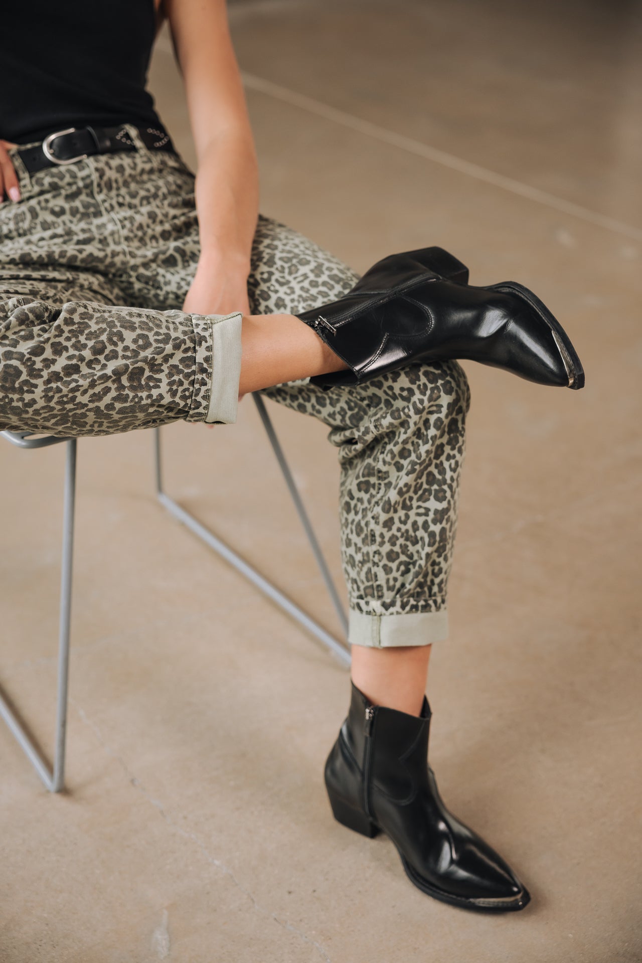 Boyfriend pants Woman Selly Jilin RTD desert sage | Freeman T. Porter