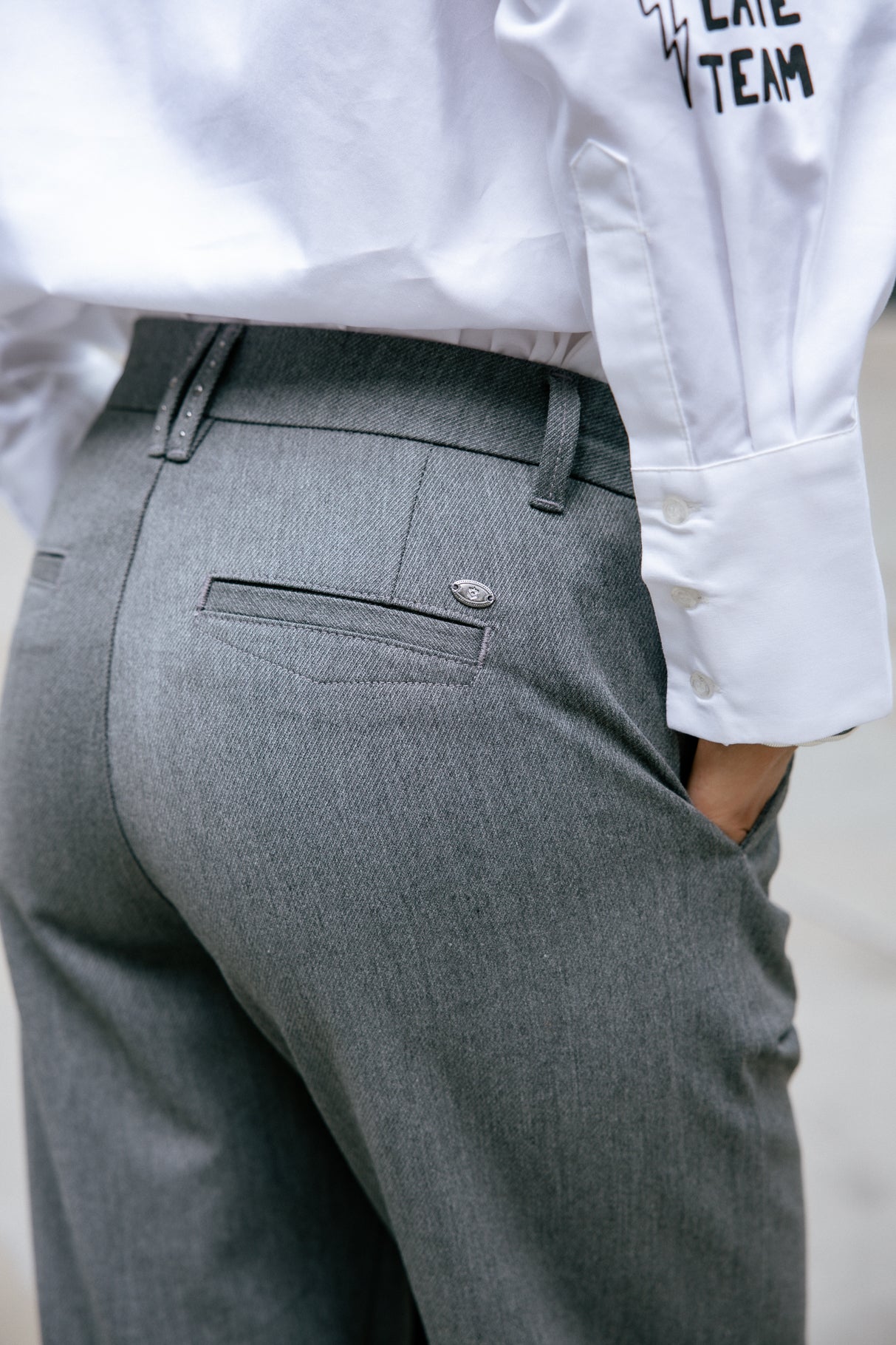 Pantalon portefeuille Femme Cassie Evenos moon rock | Freeman T. Porter