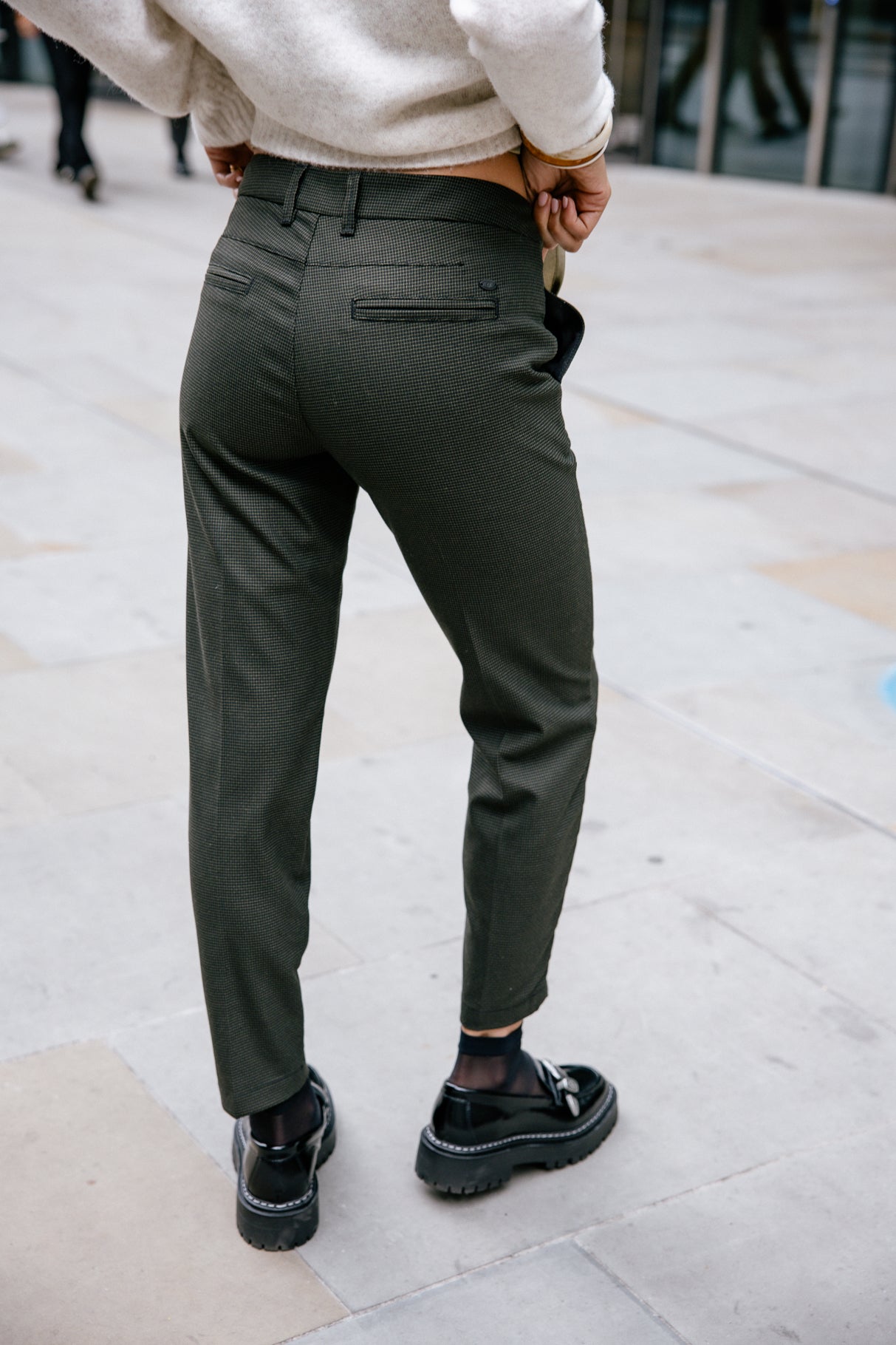 Pantalon slim Woman Willow Inception olive night | Freeman T. Porter