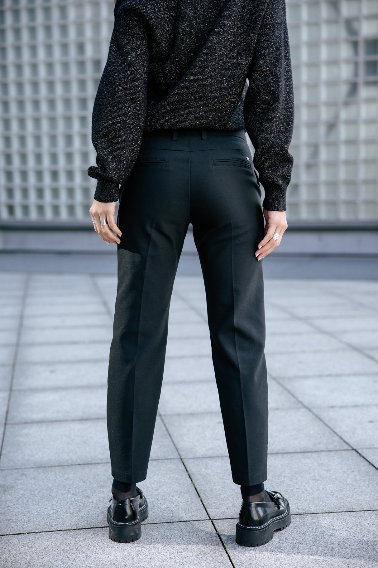 Schlanke Hose Frau Willow Polyneo black | Freeman T. Porter