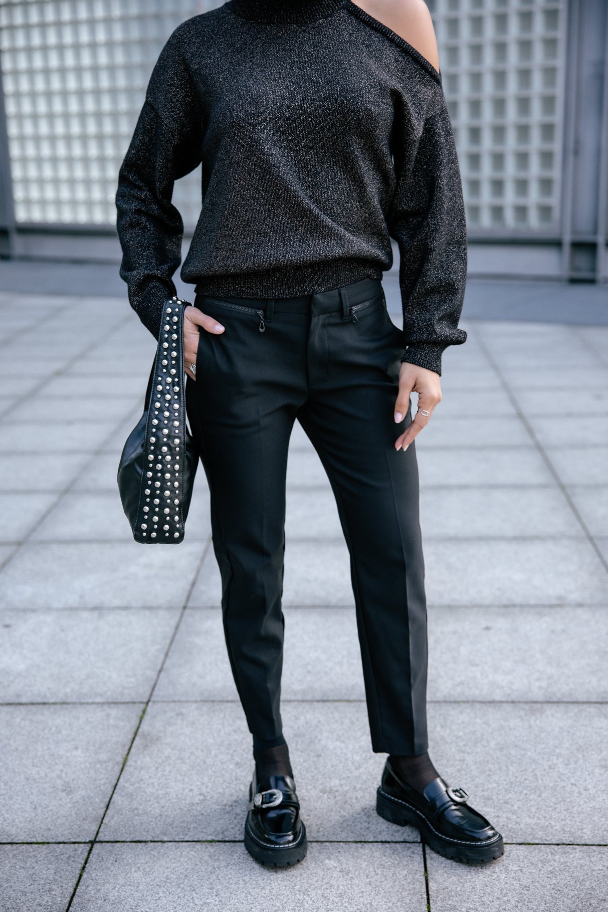 Schlanke Hose Frau Willow Polyneo black | Freeman T. Porter