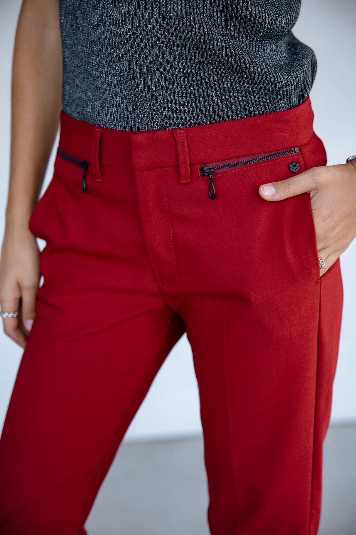 Pantalon slim Frau Willow Polyneo winery | Freeman T. Porter