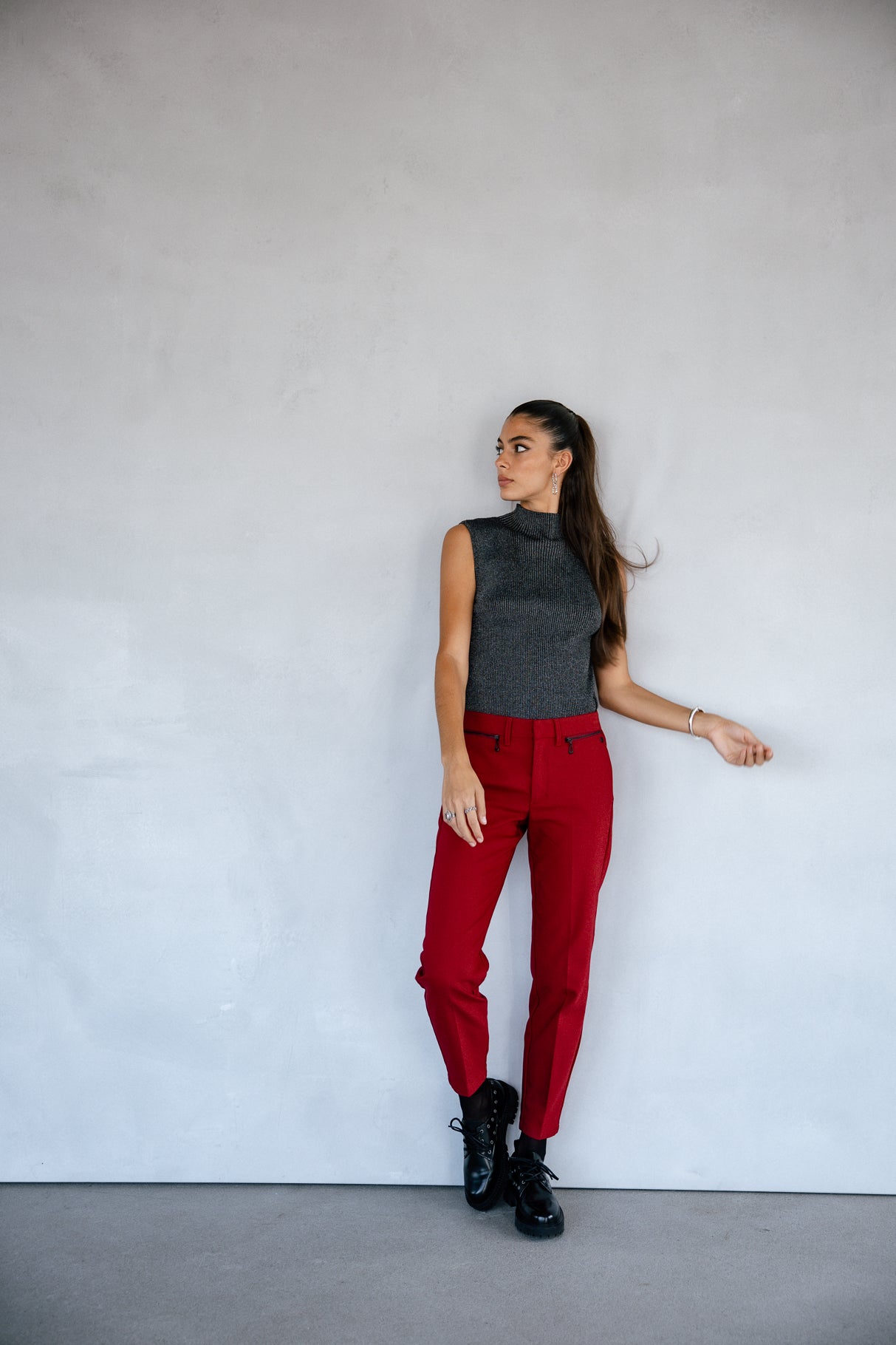 Pantalon slim Frau Willow Polyneo winery | Freeman T. Porter
