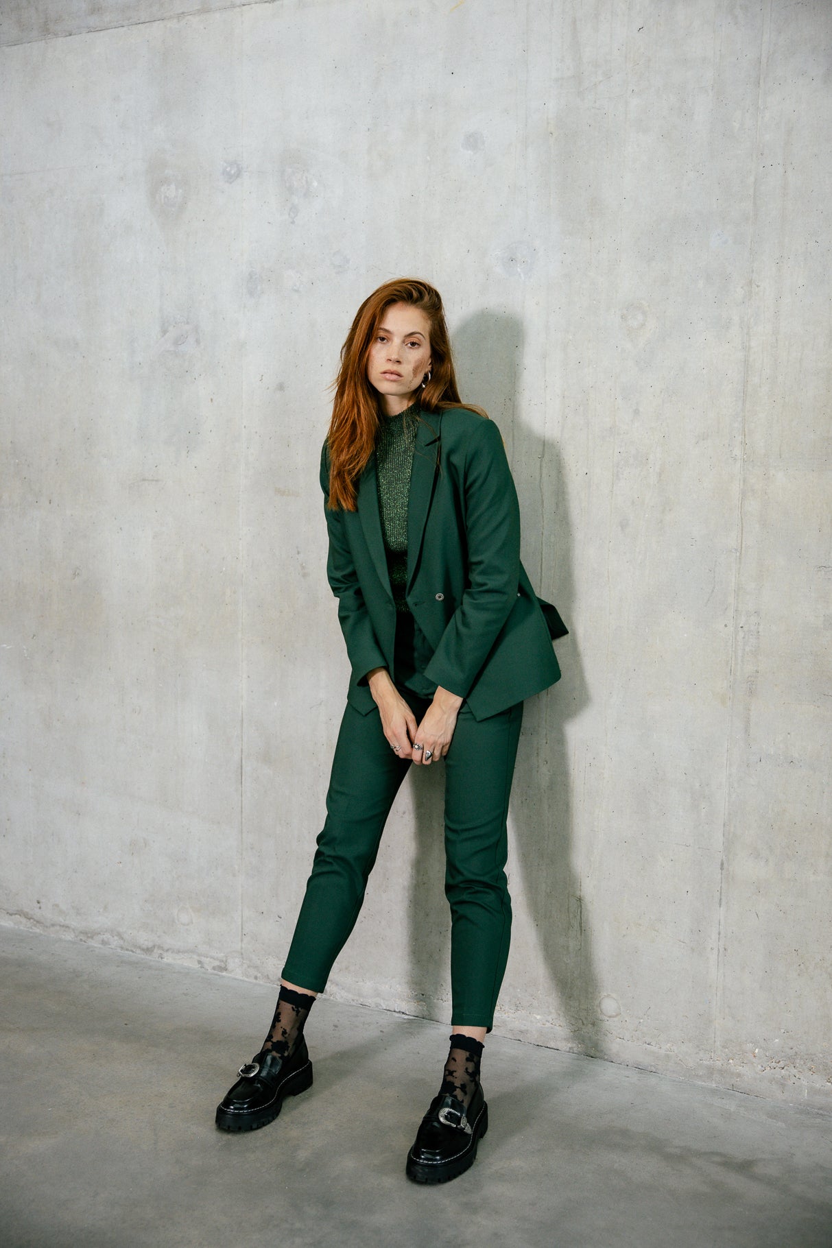 Pantalon slim Frau Willow Polyneo green gables | Freeman T. Porter