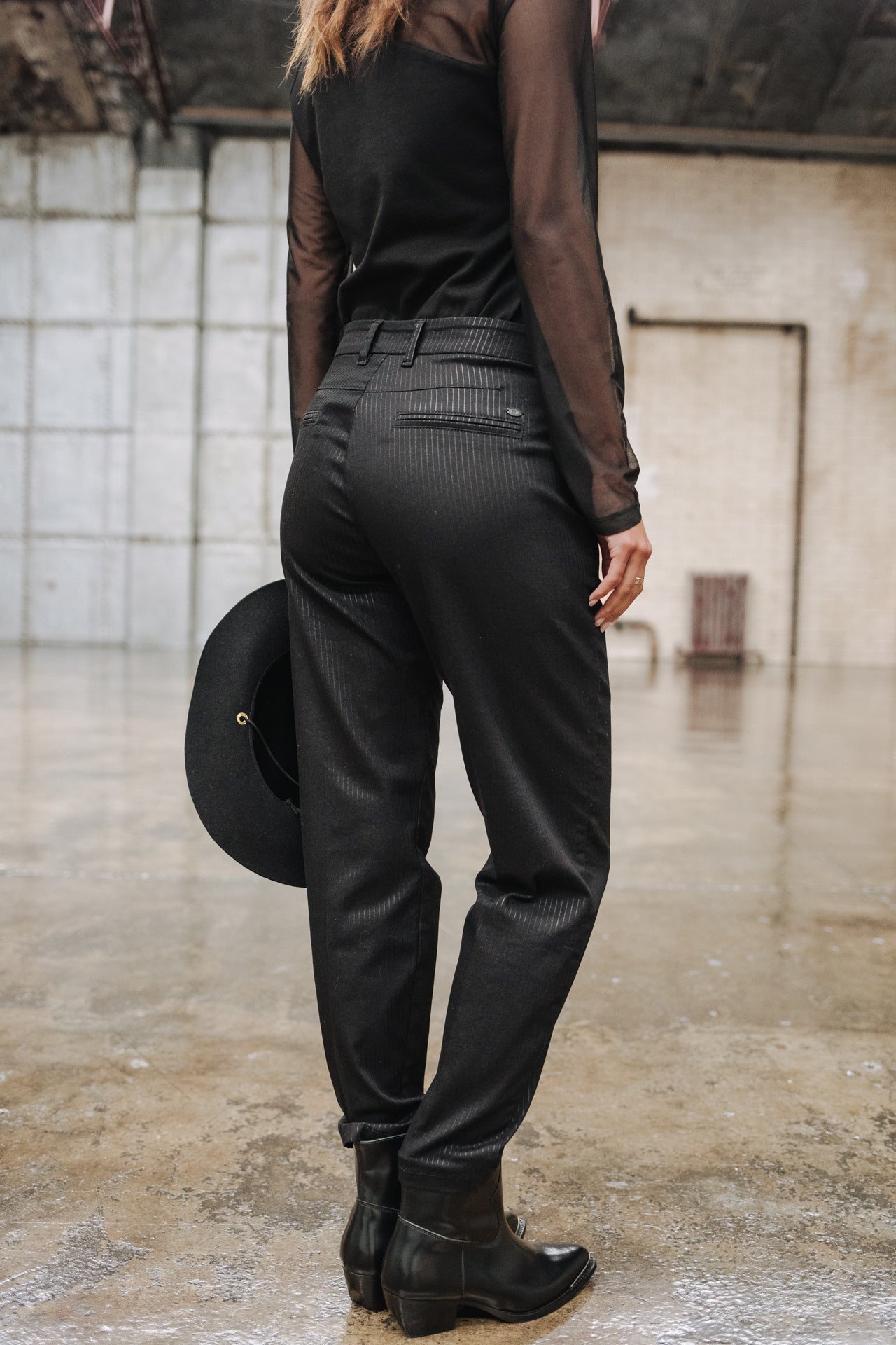 Pantalon slim Femme Willow Sirius black | Freeman T. Porter